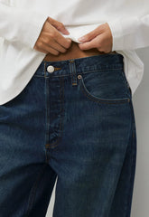 Denim Forum 003 Relaxed Lo-Rise Baggy Jean - BE ABOUT DARK BLEU