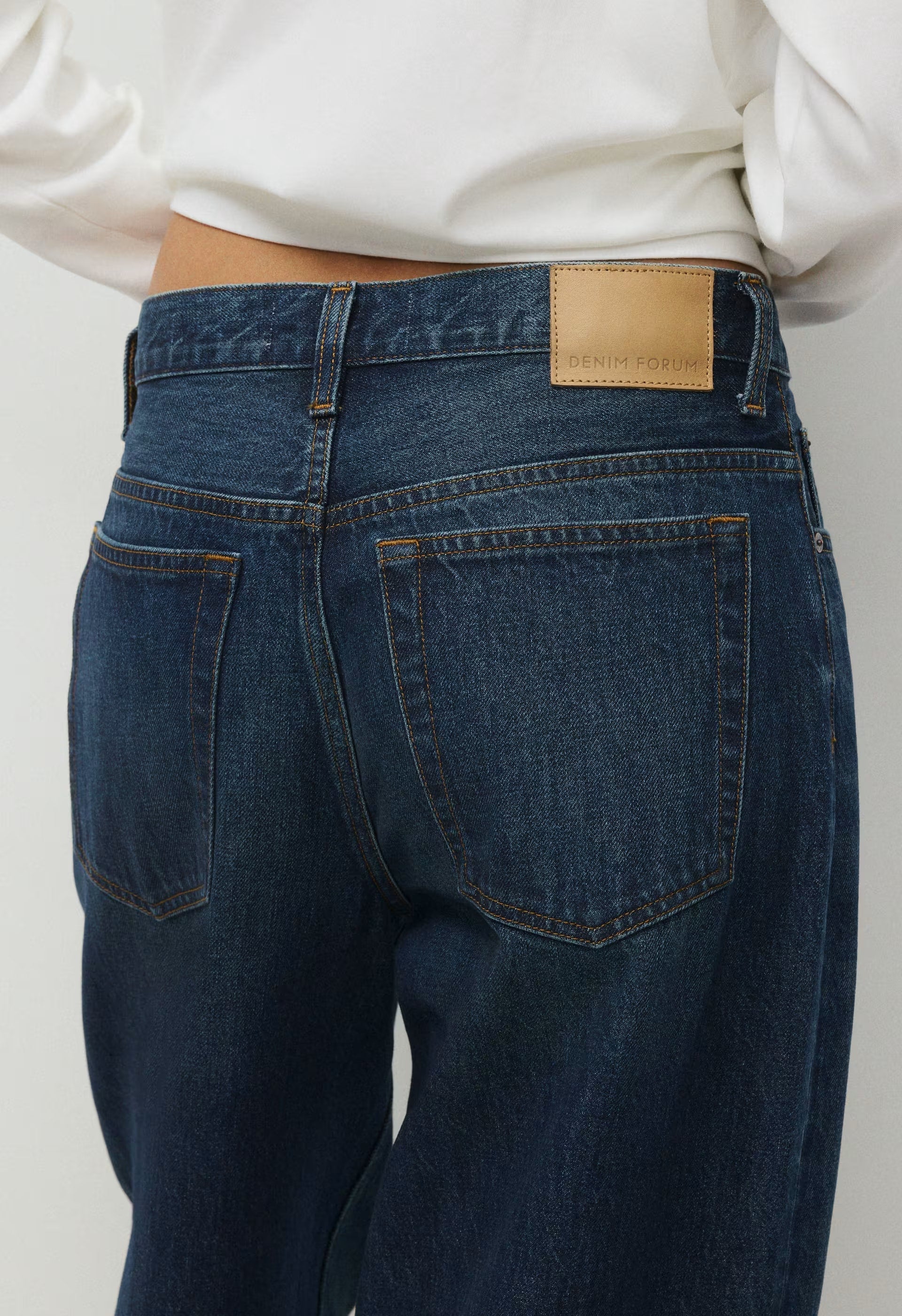 Denim Forum 003 Relaxed Lo-Rise Baggy Jean - BE ABOUT DARK BLEU