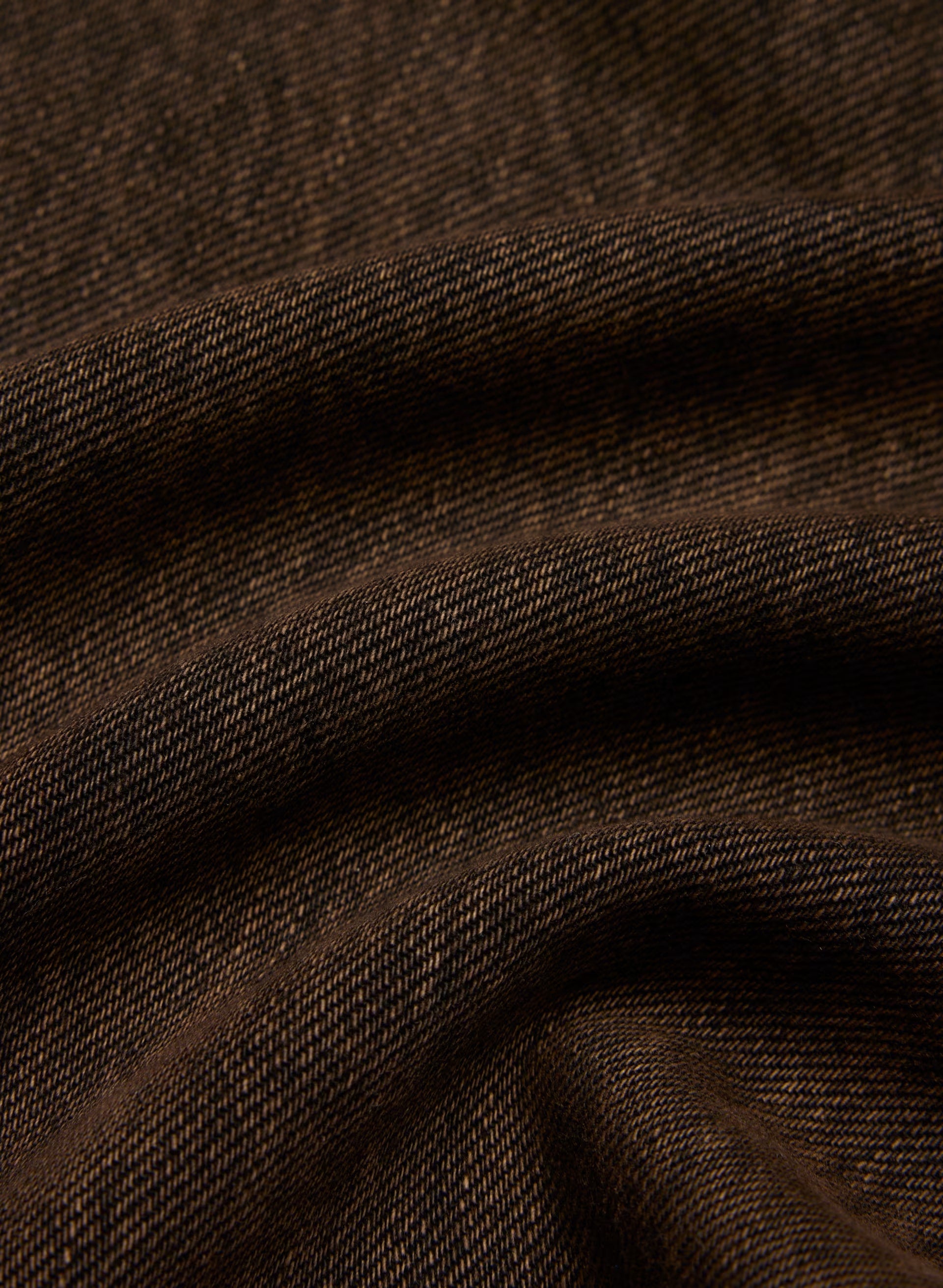 Denim Forum The Farrah Lo-Rise Wide Jean - ROOT BROWN