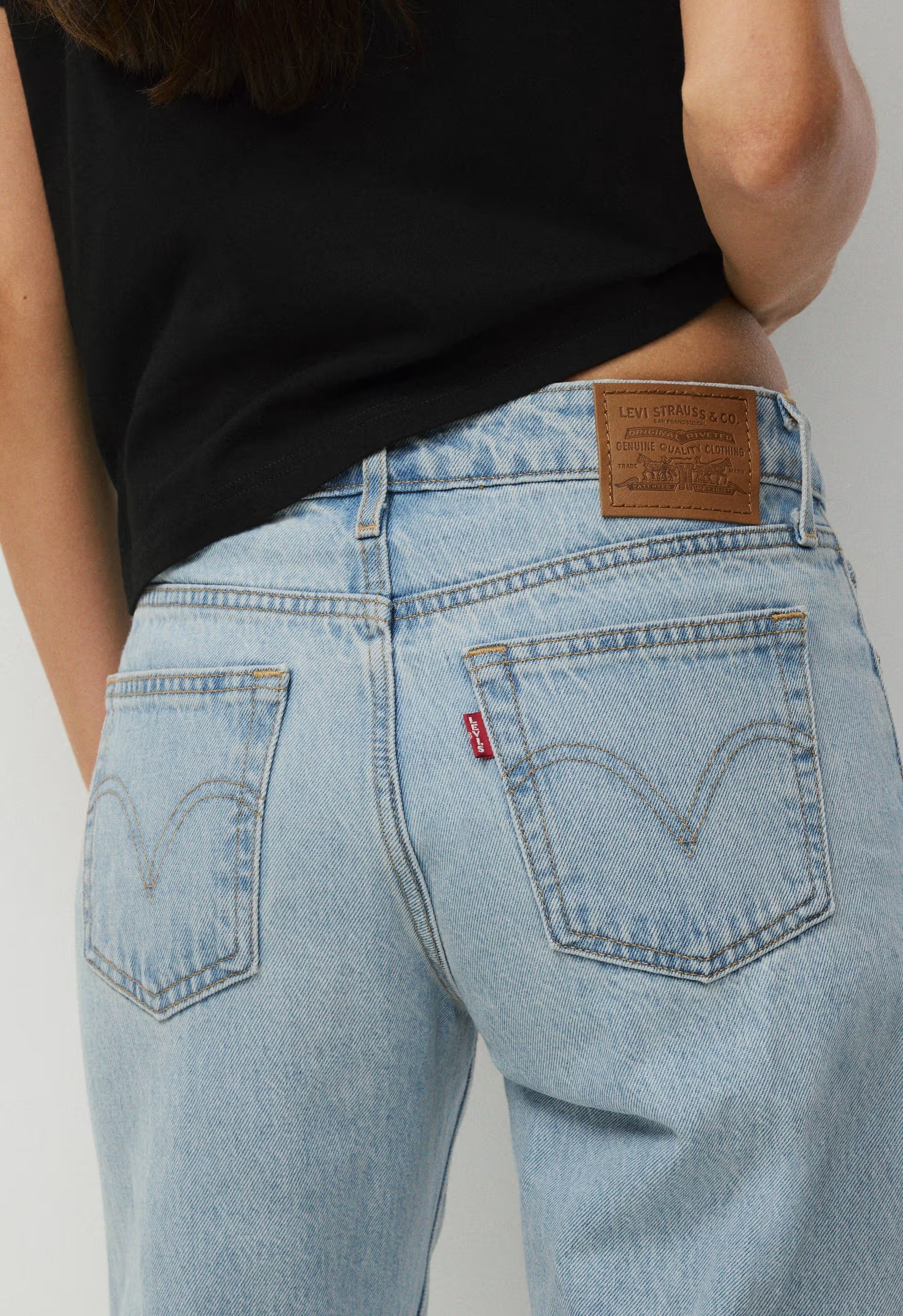 Levi's Low Straight Jean - BLSTD STN CLEAN PSK