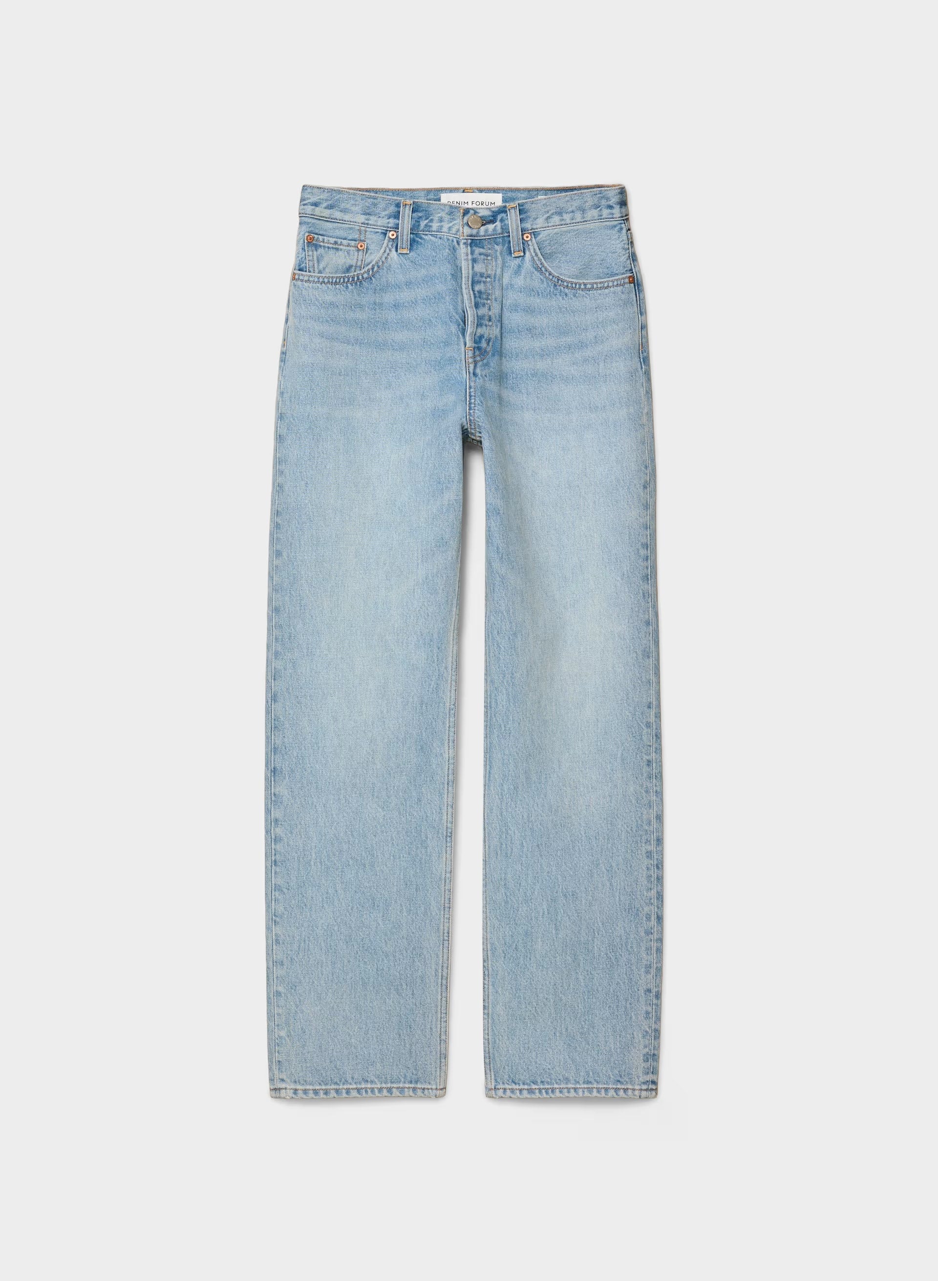 Denim Forum 004 Hi-Rise Straight Jean - 7 YRS BLEU TABOO