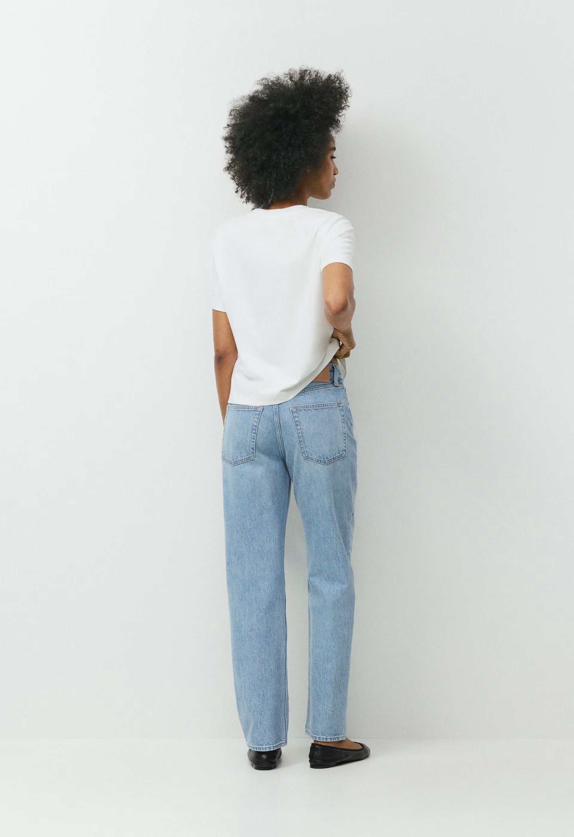 Denim Forum 004 Hi-Rise Straight Jean - 7 YRS BLEU TABOO