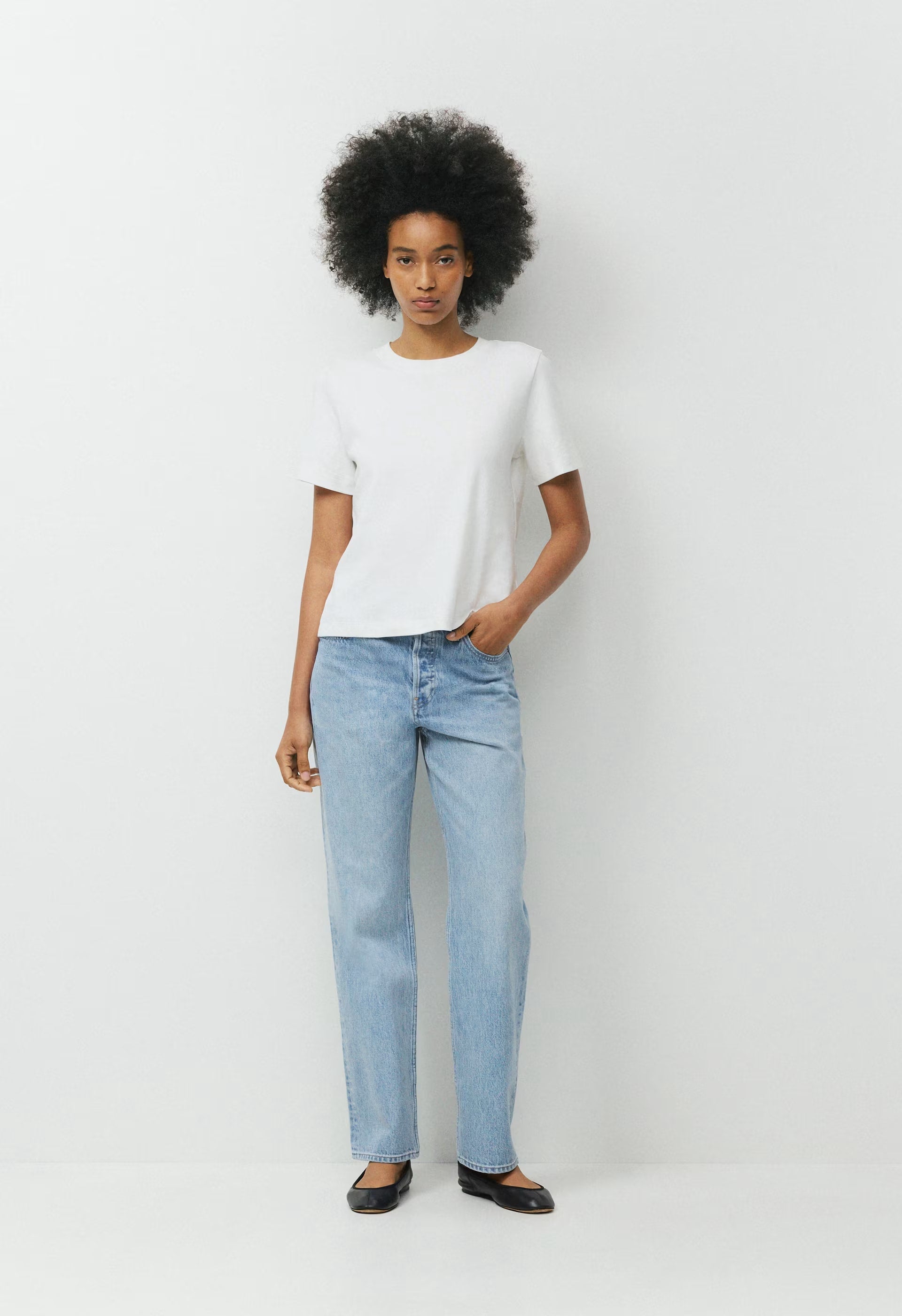 Denim Forum 004 Hi-Rise Straight Jean - 7 YRS BLEU TABOO