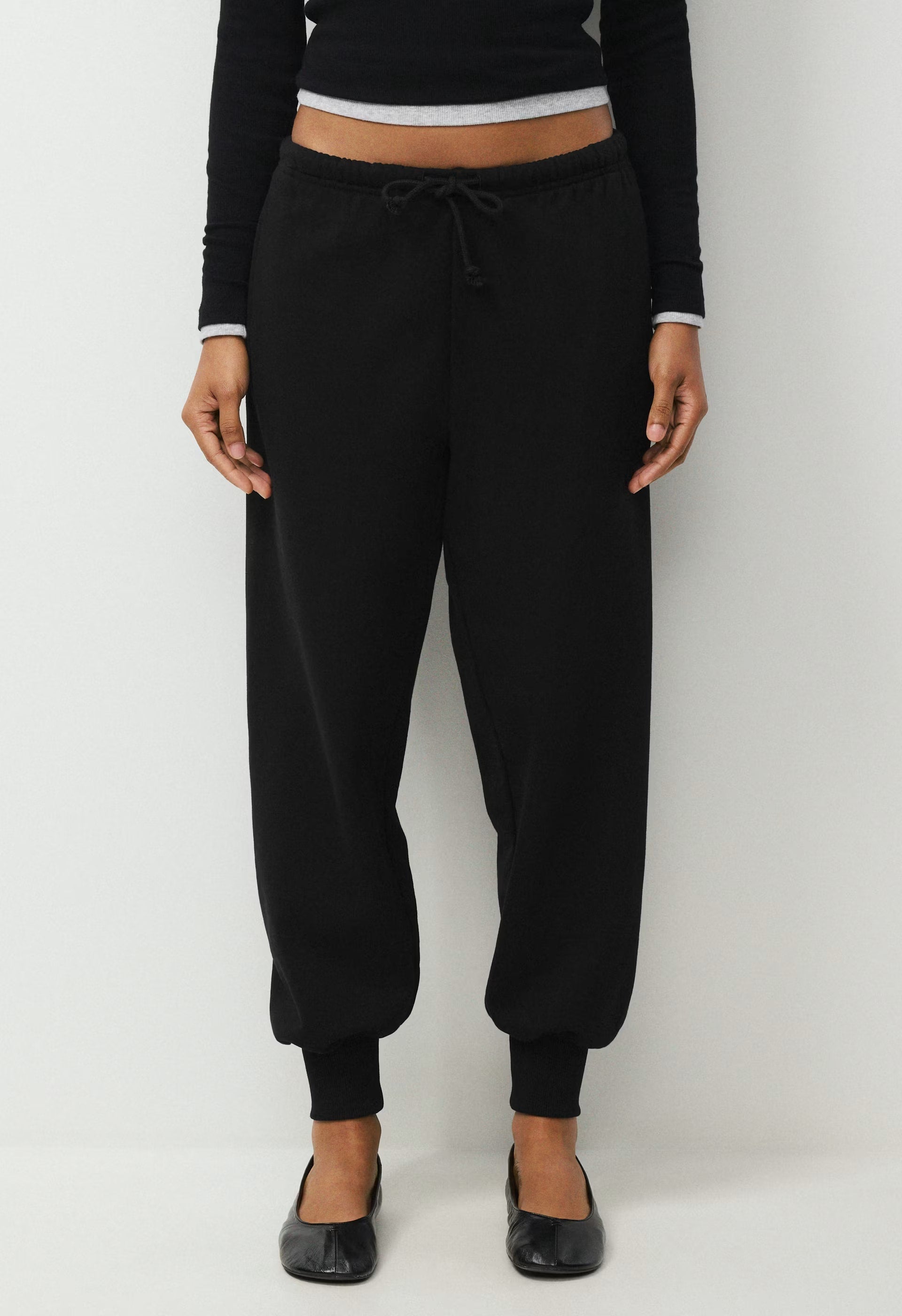 Terry Sweatfleece Mega Flutter™ Cuff Jogger - BLACK