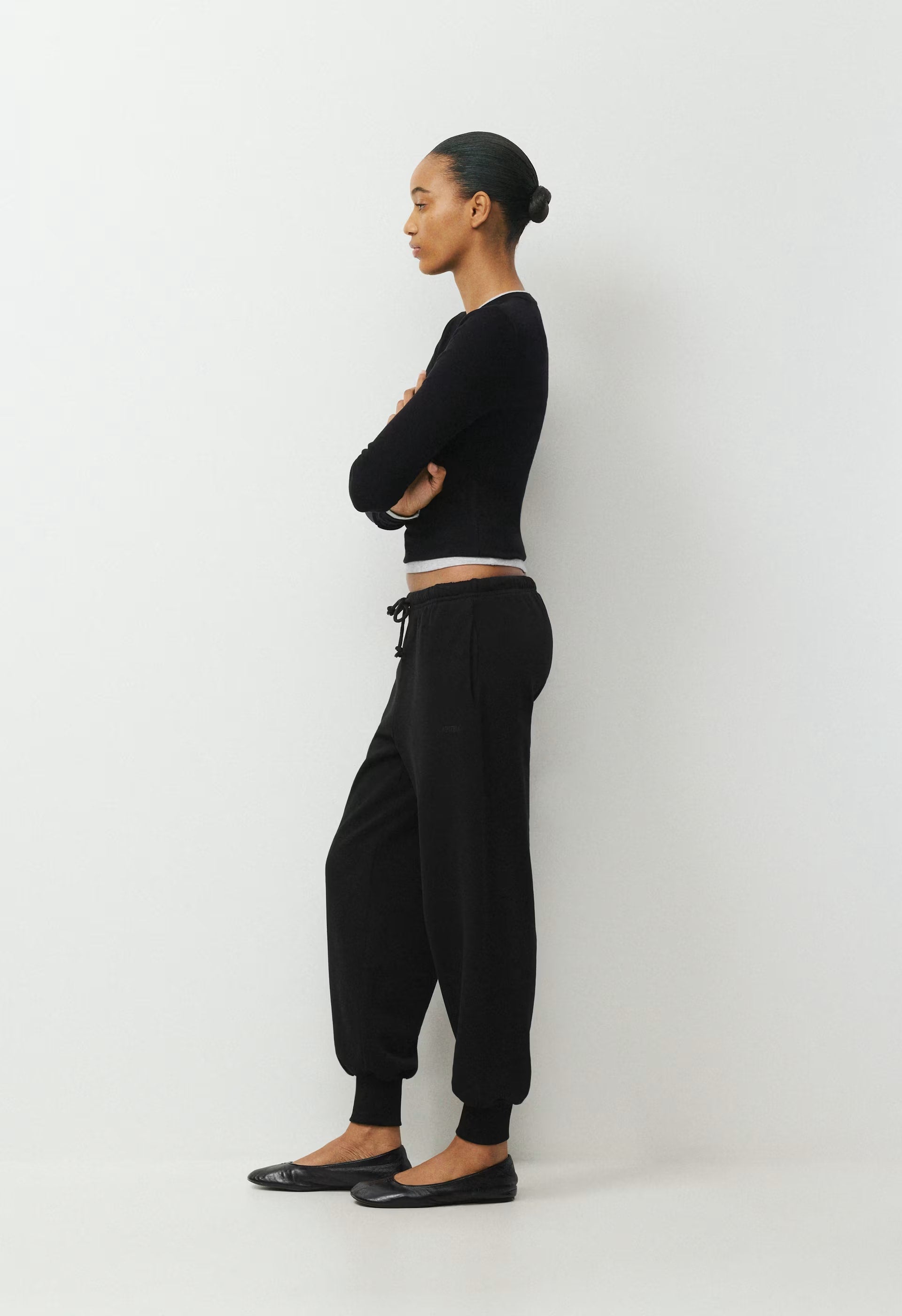 Terry Sweatfleece Mega Flutter™ Cuff Jogger - BLACK