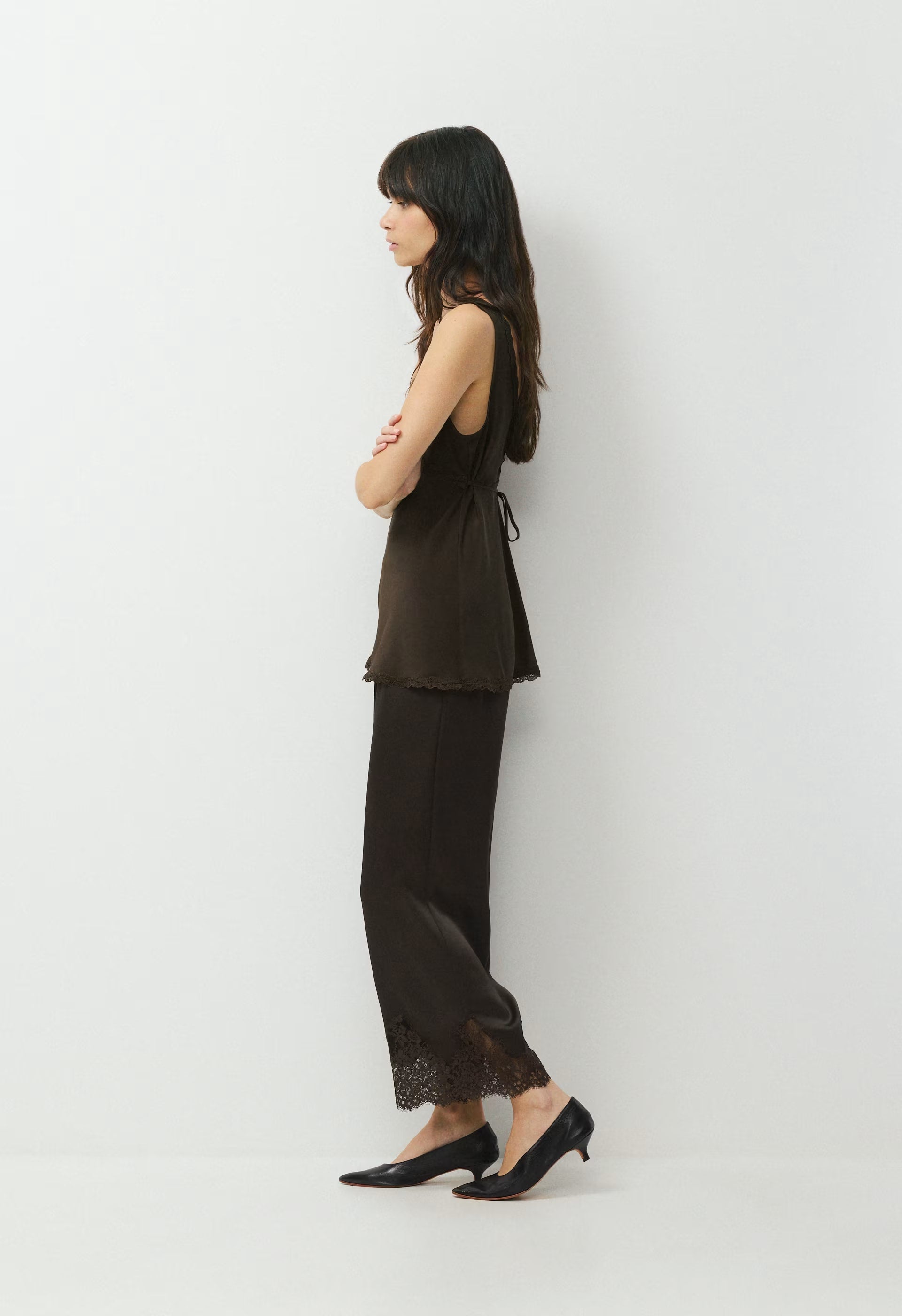 Archway Satin Pant - CC N BROWN/CC NB BROWN