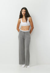 HomeStretch™ Rib Kickback Pant - LIVED-IN DARK GREY
