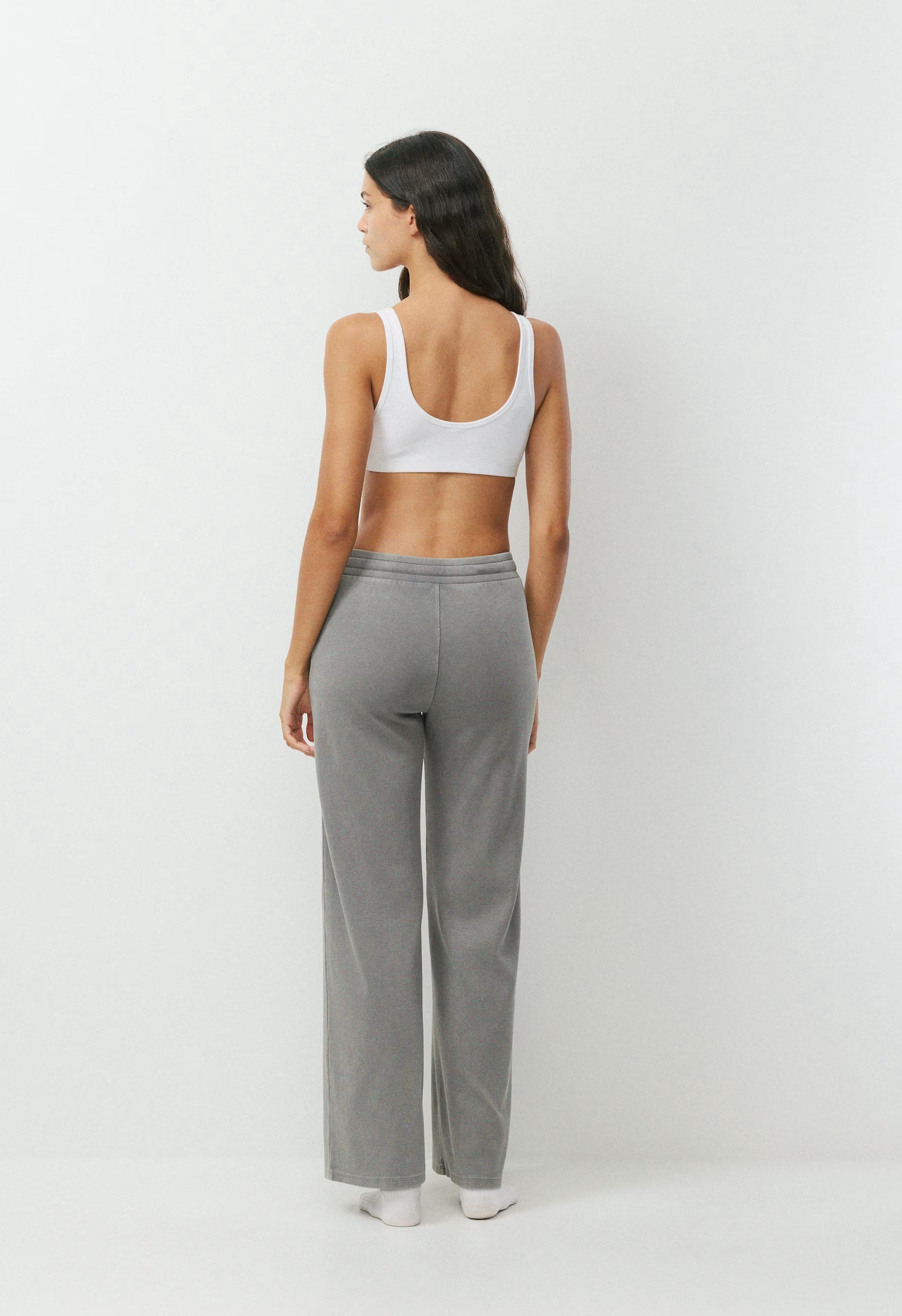 HomeStretch™ Rib Kickback Pant - LIVED-IN DARK GREY