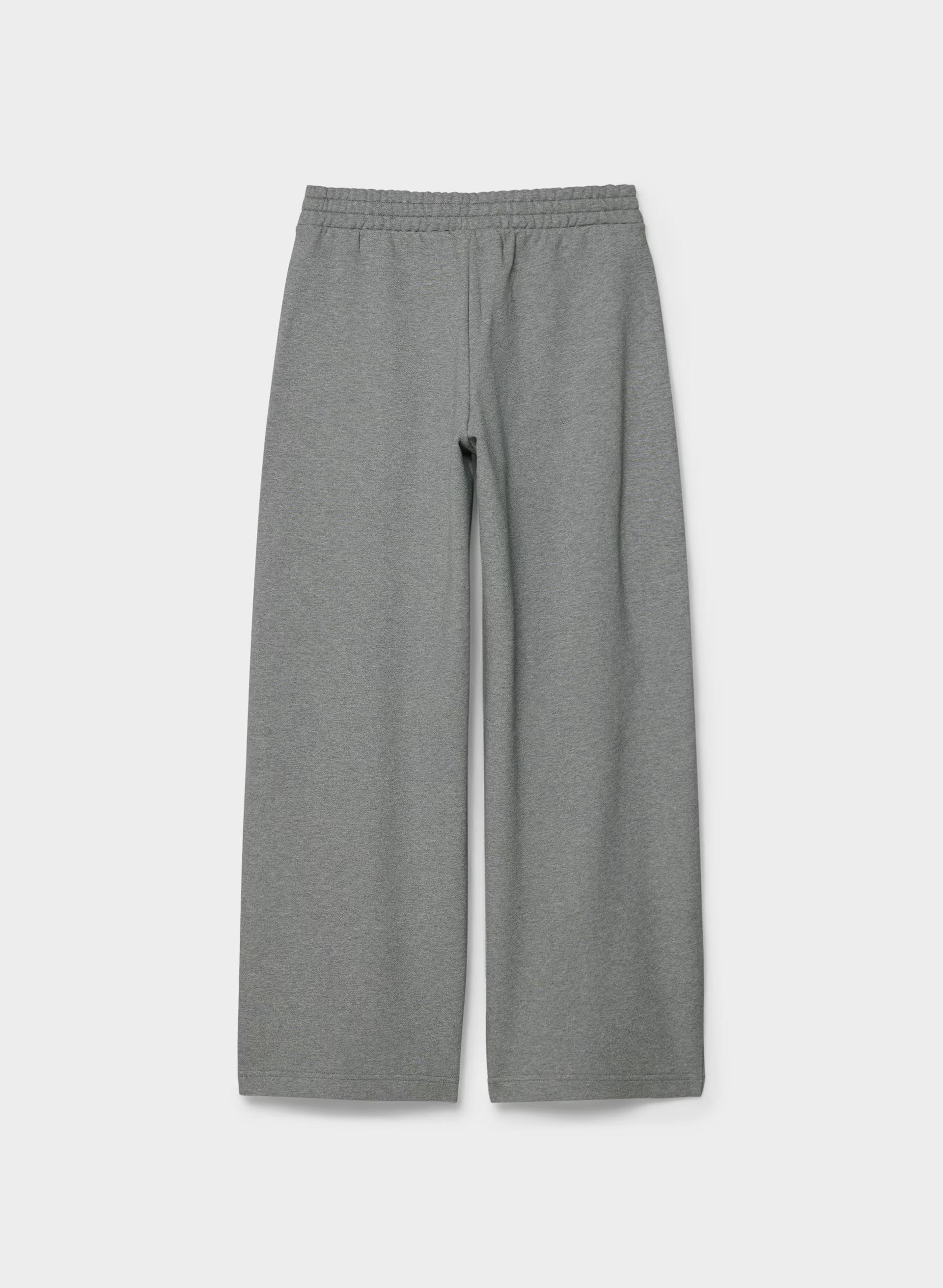 Terry Sweatfleece Mega Pleated Sweatpant - HEATHER DARK GREY