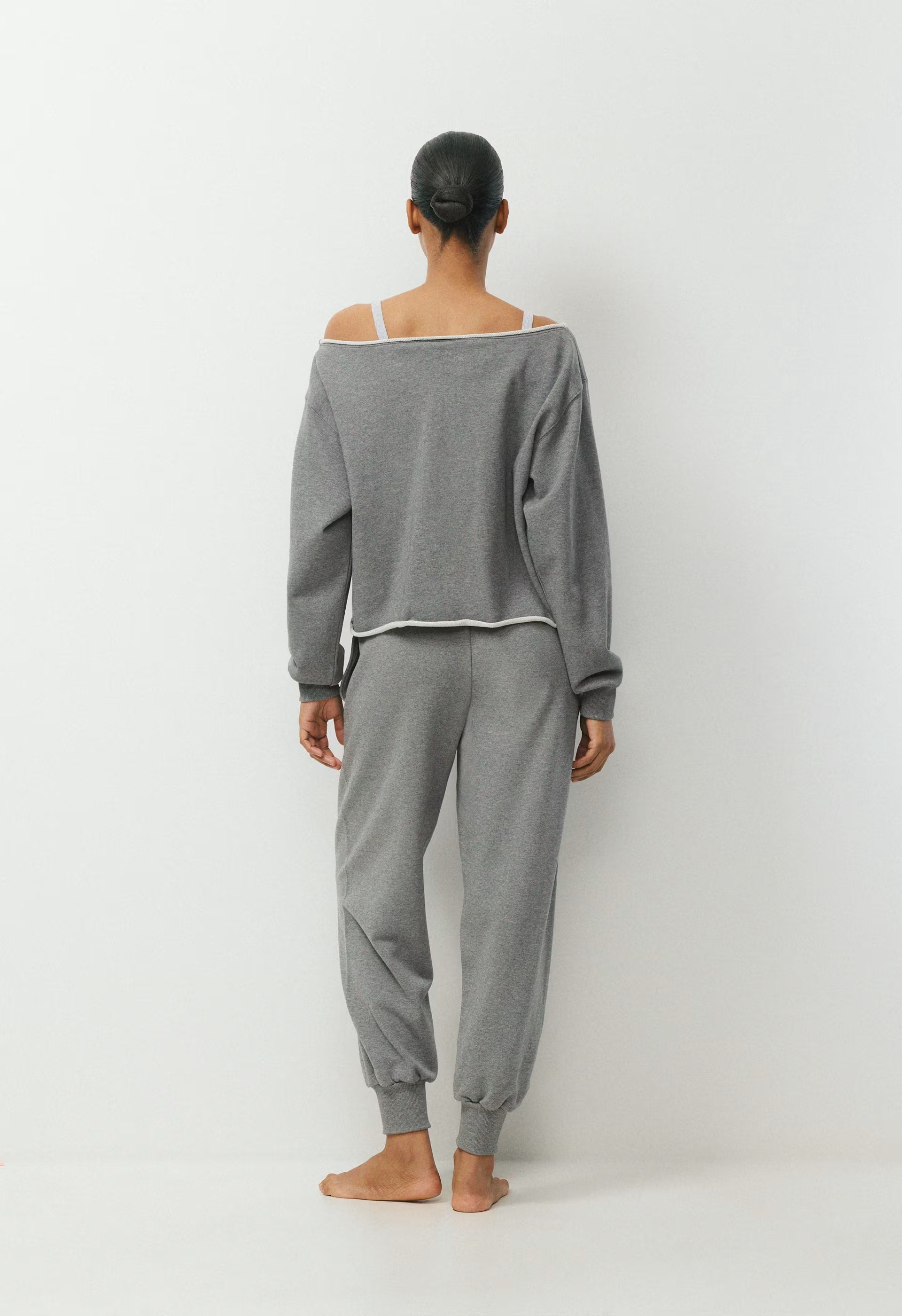 Terry Sweatfleece Mega Flutter™ Cuff Jogger - HEATHER DARK GREY