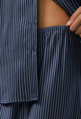 Express Silk Pant - ADMRL NVY/ SSD CRM