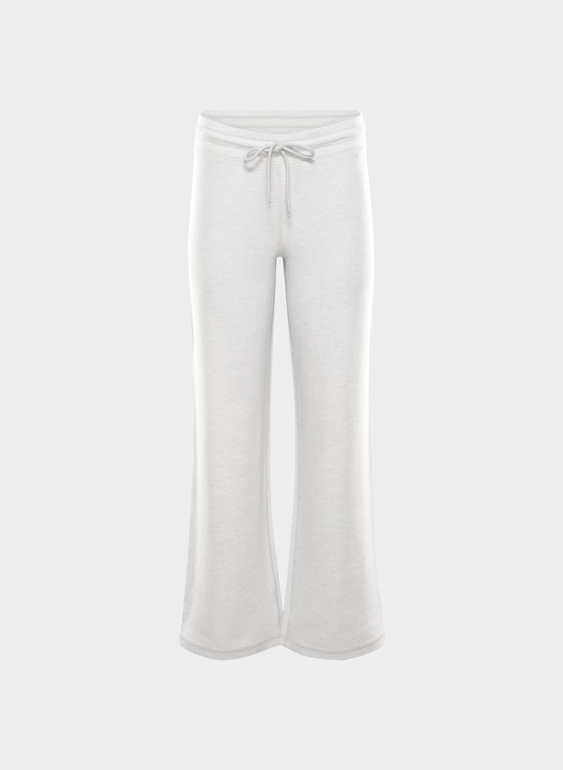 Wafflex Attune Pant - HEATHER CLOUD WHITE