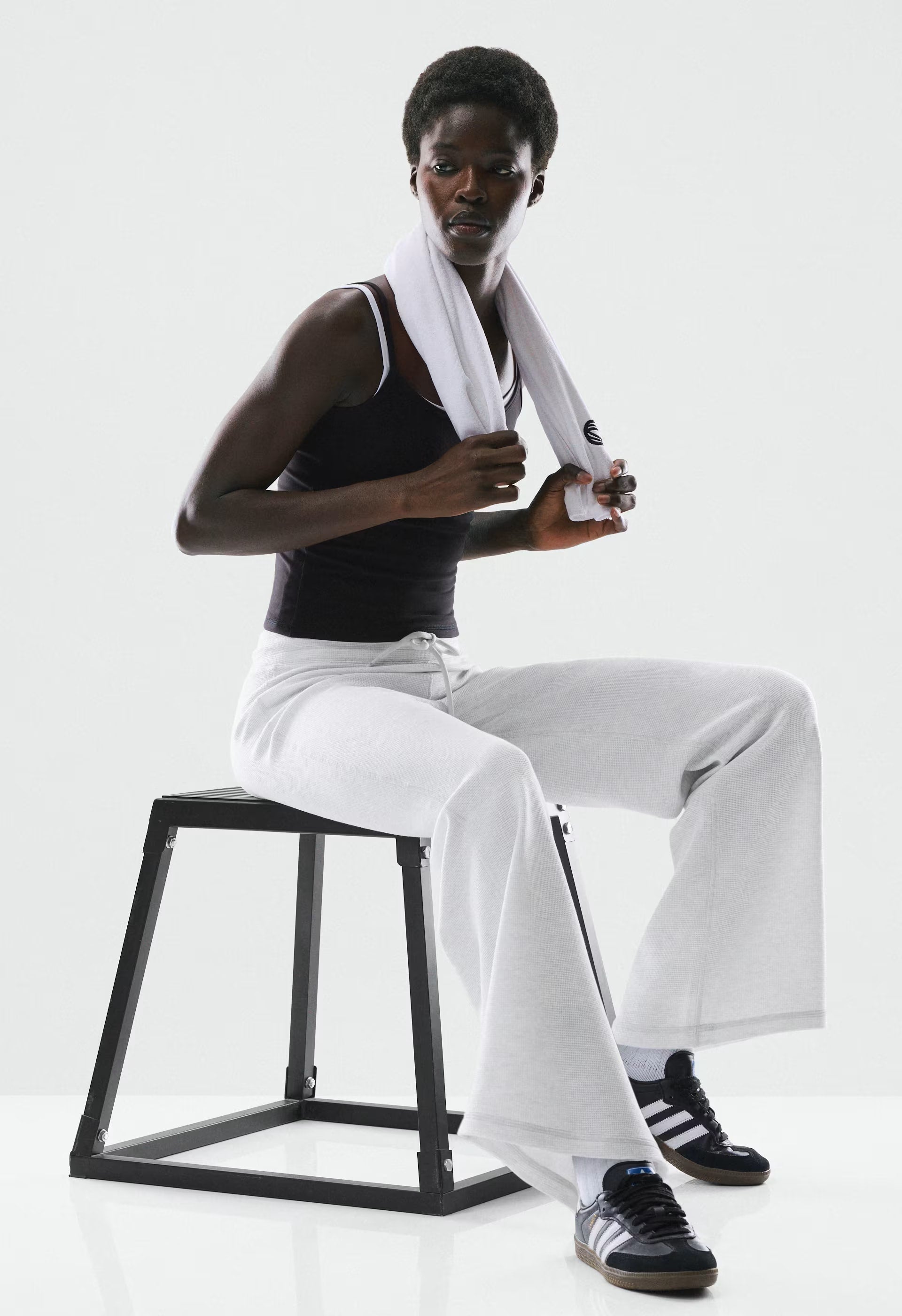 Wafflex Attune Pant - HEATHER CLOUD WHITE