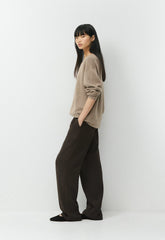 The Effortless Pant™ - Crepette™ - CACAO NIB BROWN