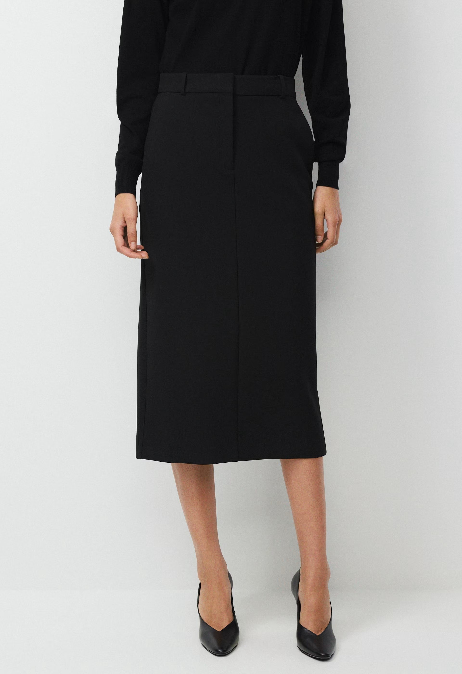 Chisel Maxi Skirt - Eversential™ - BLACK