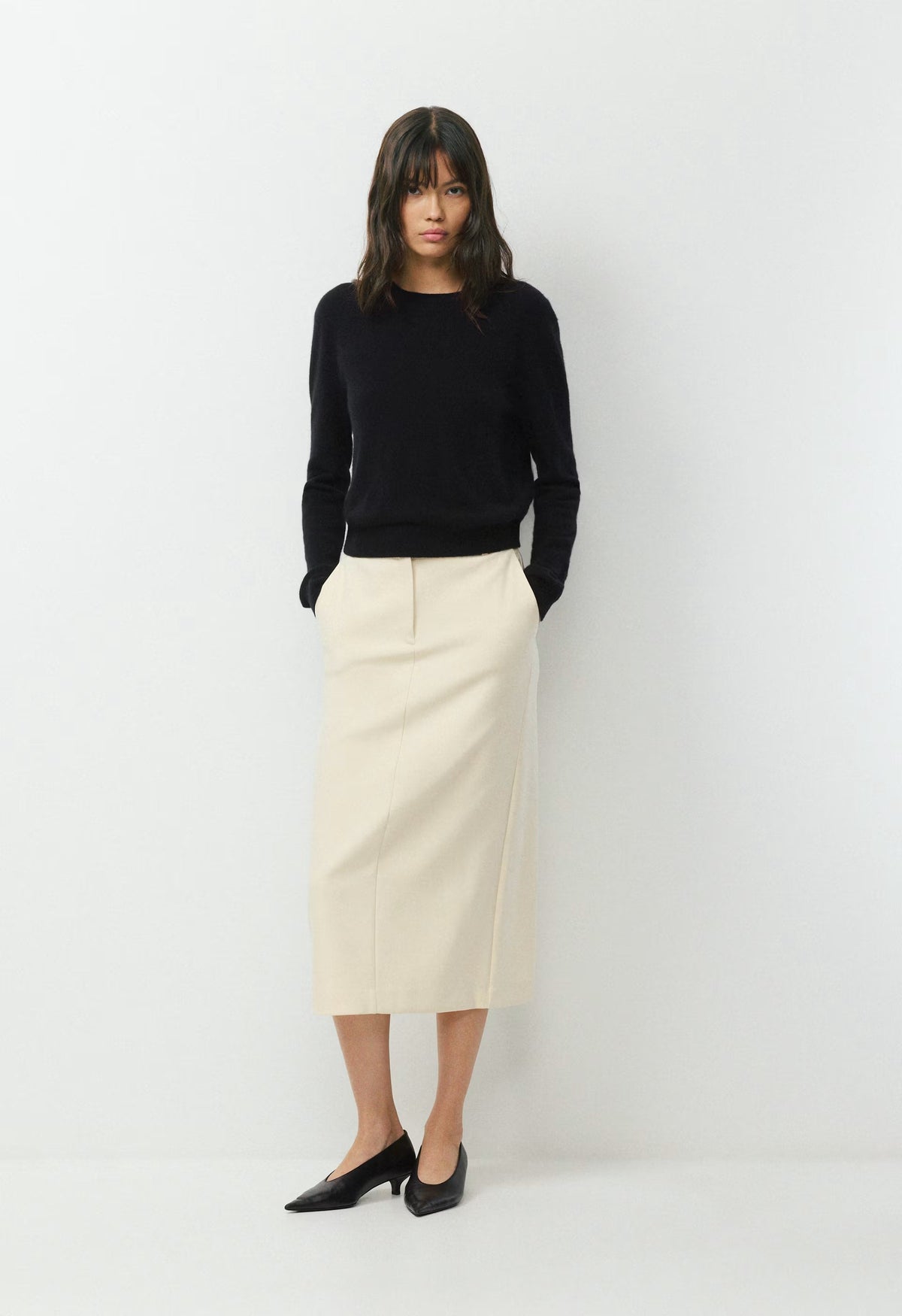 Chisel Maxi Skirt - Eversential™ - SEASIDE CREAM