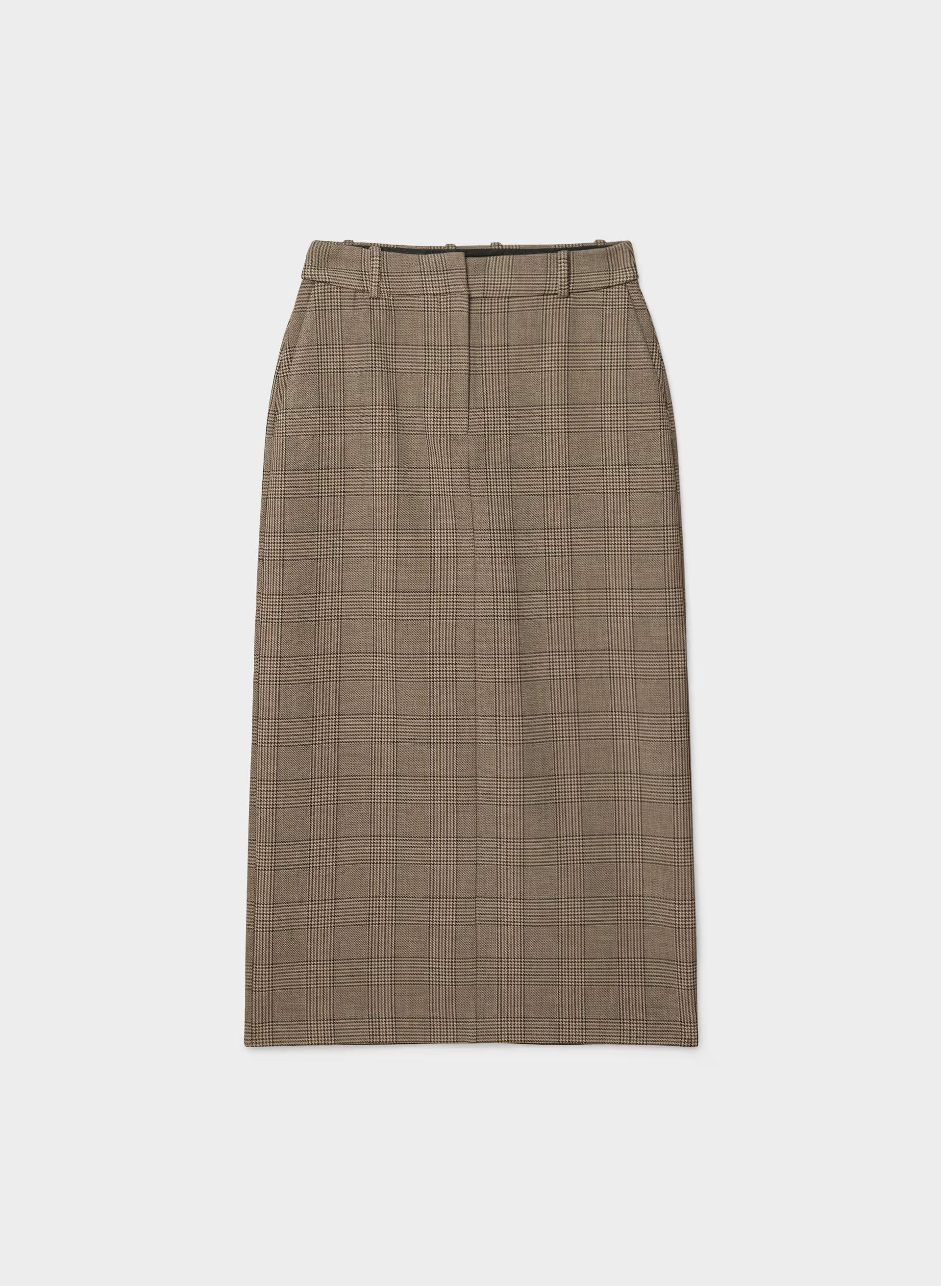 Chisel Maxi Skirt - Eversential™ - BROWN/TAUPE
