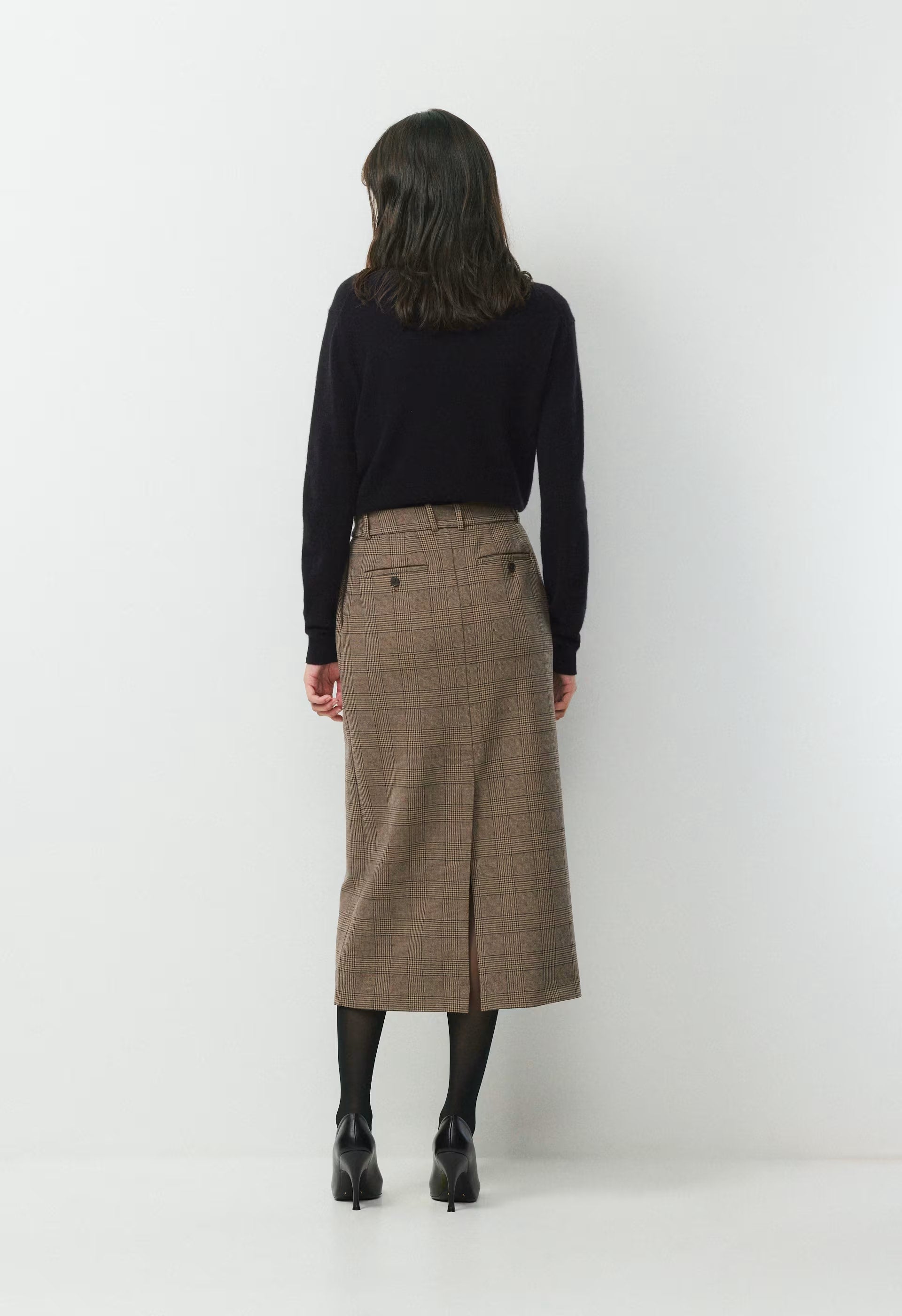 Chisel Maxi Skirt - Eversential™ - BROWN/TAUPE
