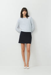 Classic Mini Skirt - BLK STRP DK NT NVY/GRY