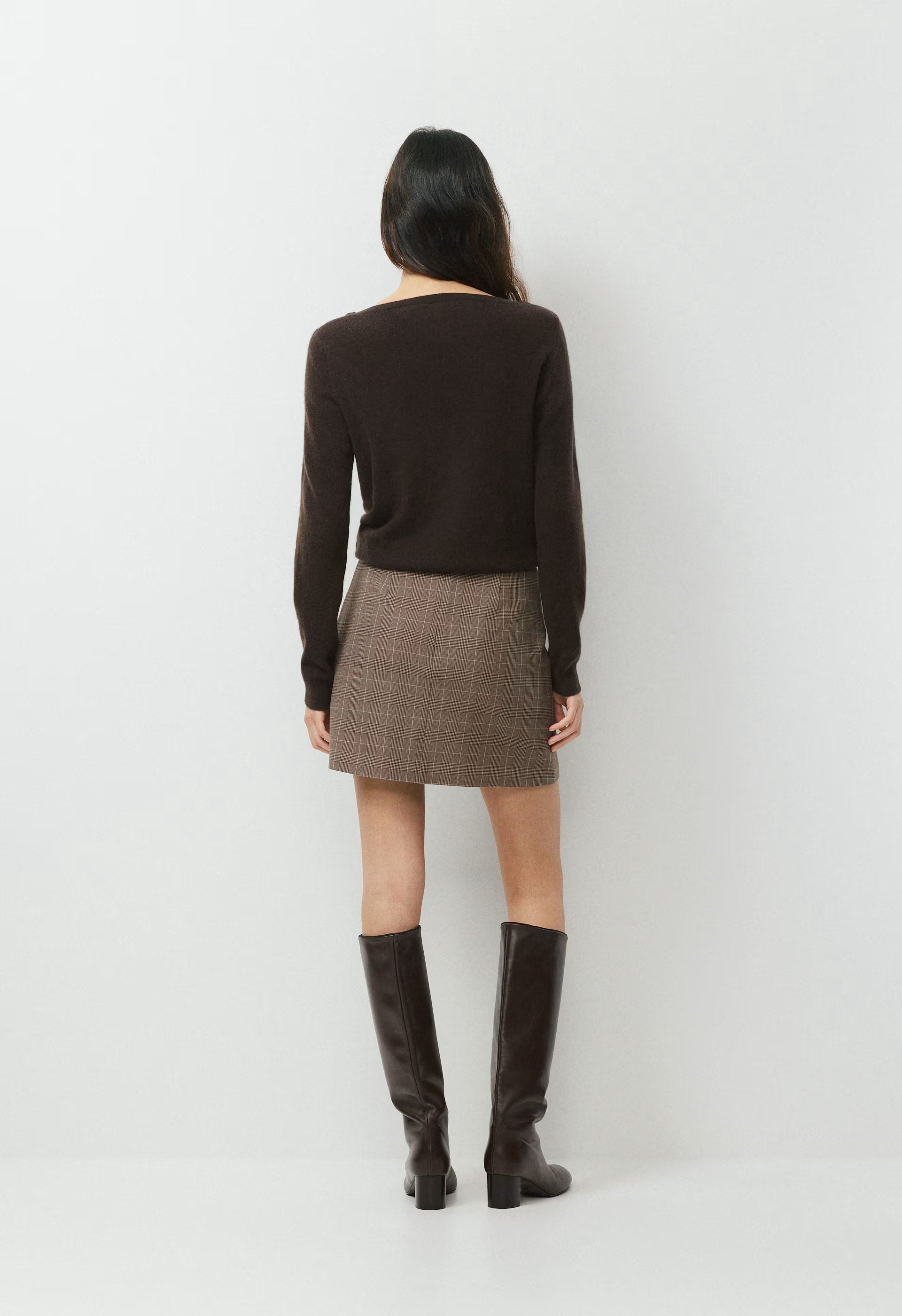 Classic Mini Skirt - ND TUP/RCH MCH BRWN