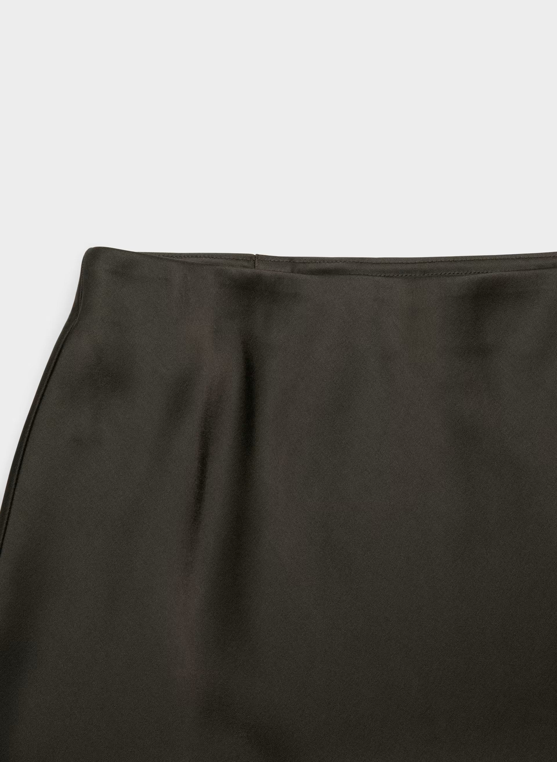 Henrietta Satin Skirt - CC N BROWN/CC NB BROWN