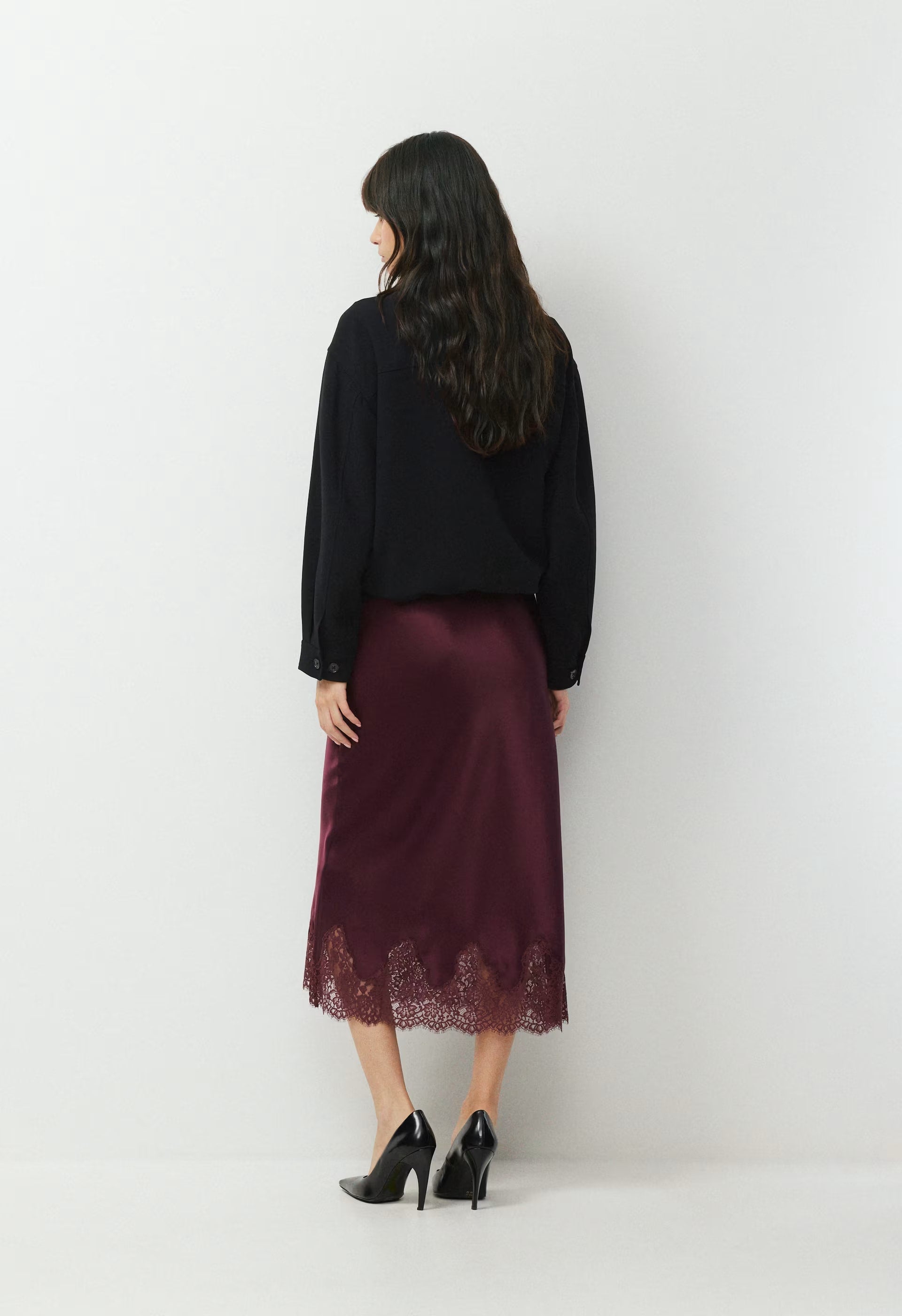 Henrietta Satin Skirt - SPLM LLC/SPKLG CHMPGN