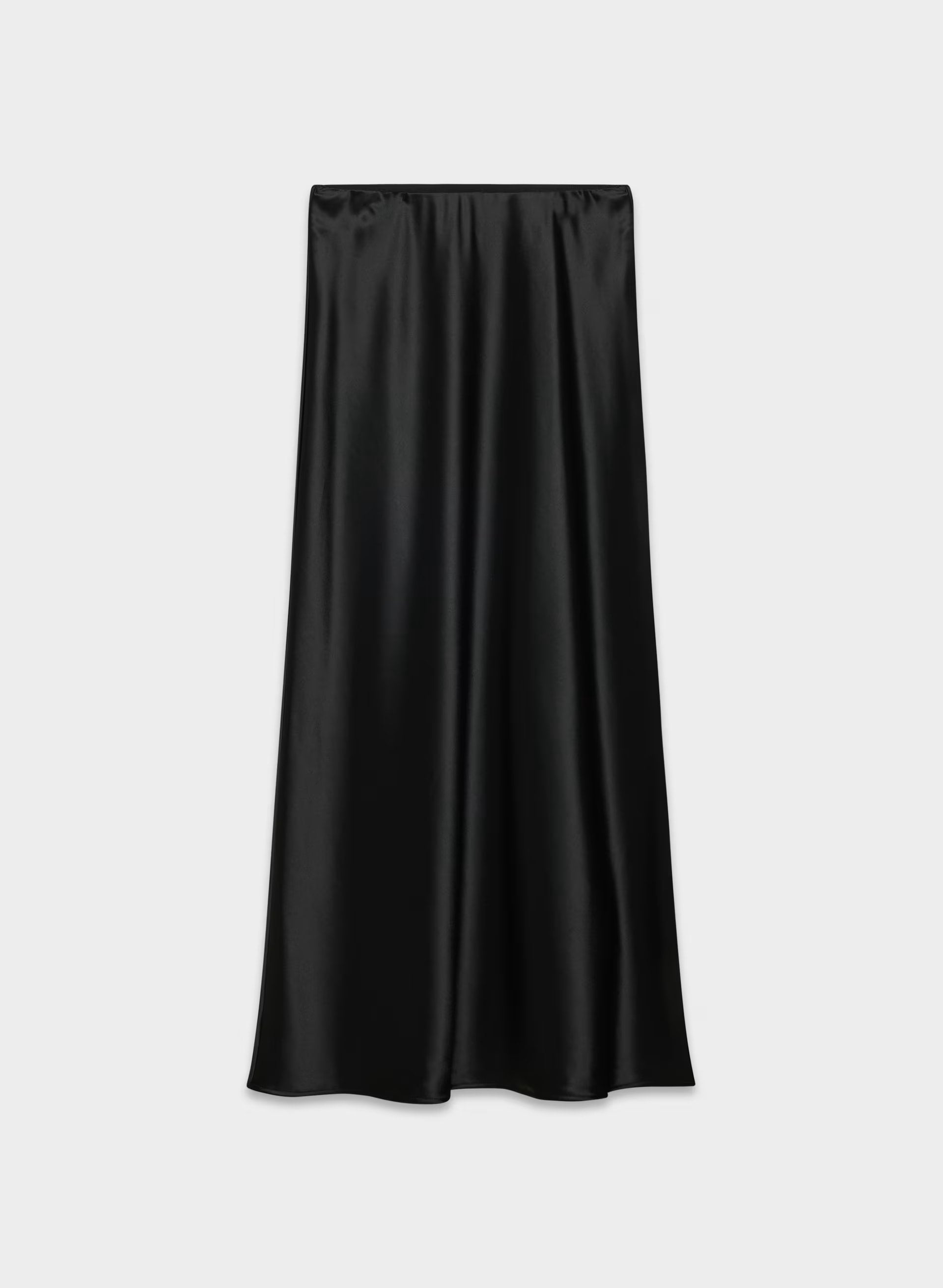 Capture Satin Skirt - BLACK