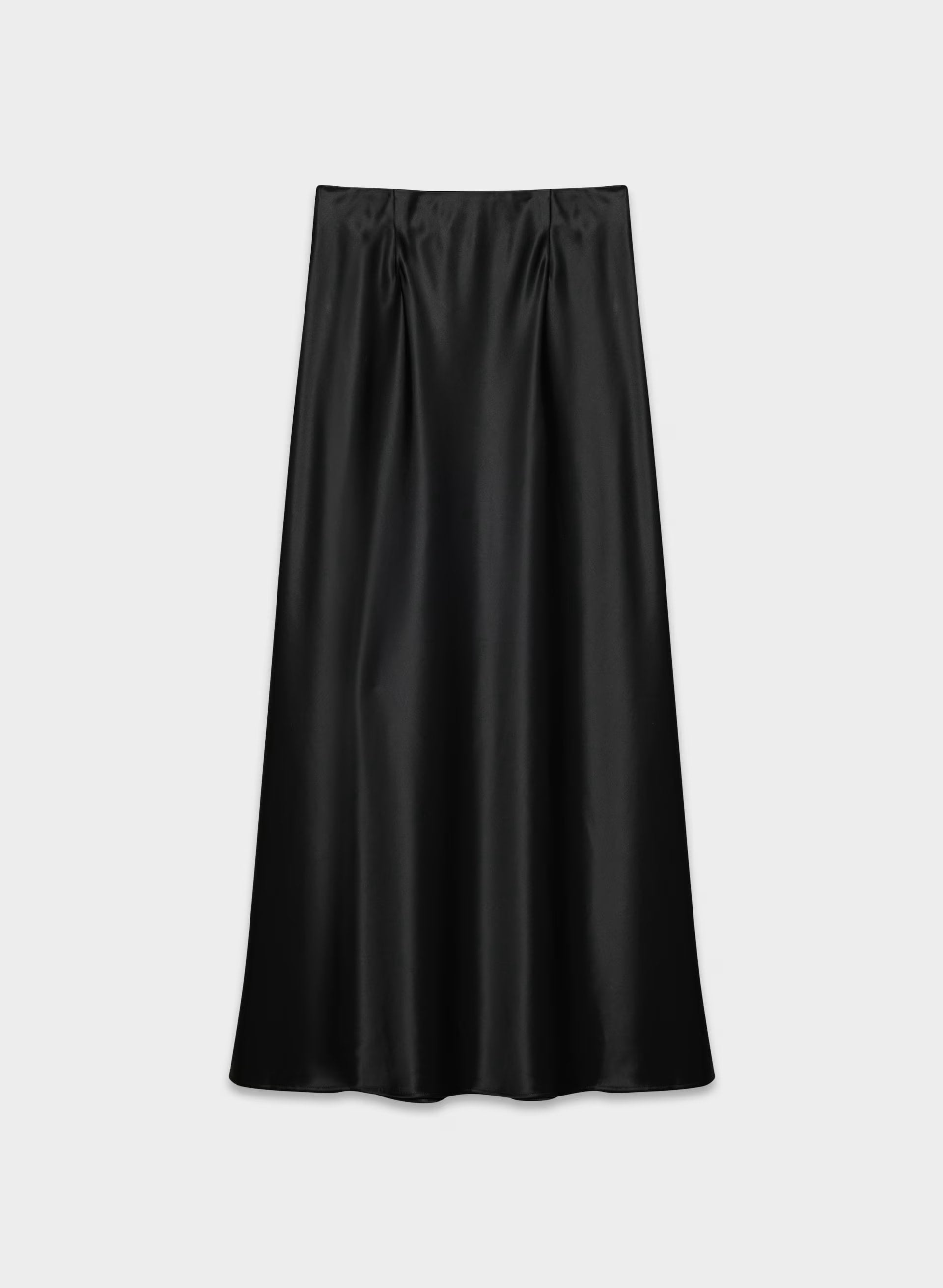 Capture Satin Skirt - BLACK