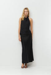 Capture Satin Skirt - BLACK