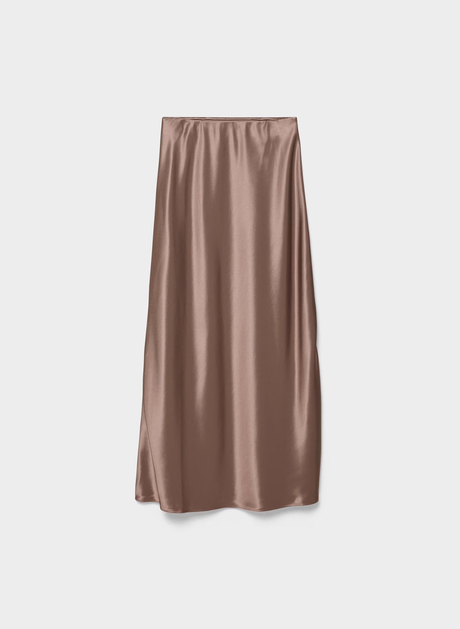 Capture Satin Skirt - DUSTY MAUVE