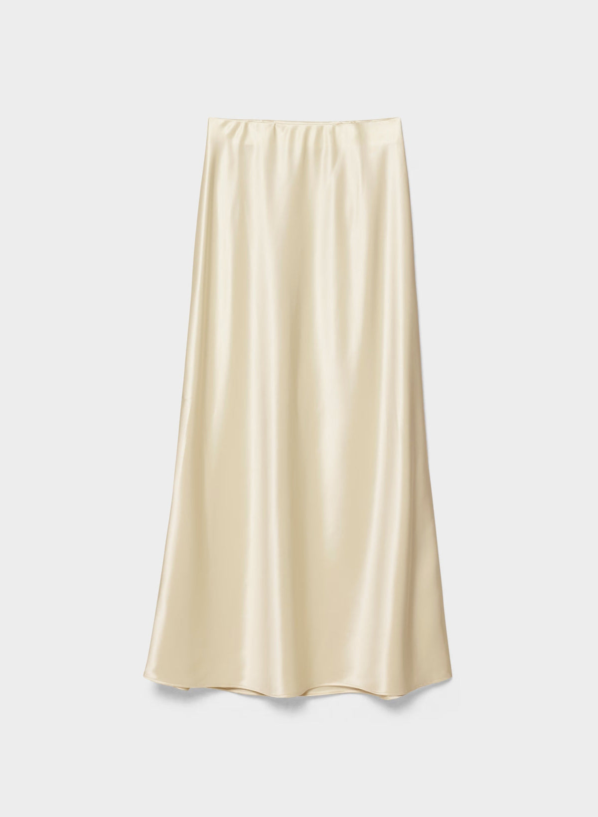 Capture Satin Skirt - SEASIDE CREAM