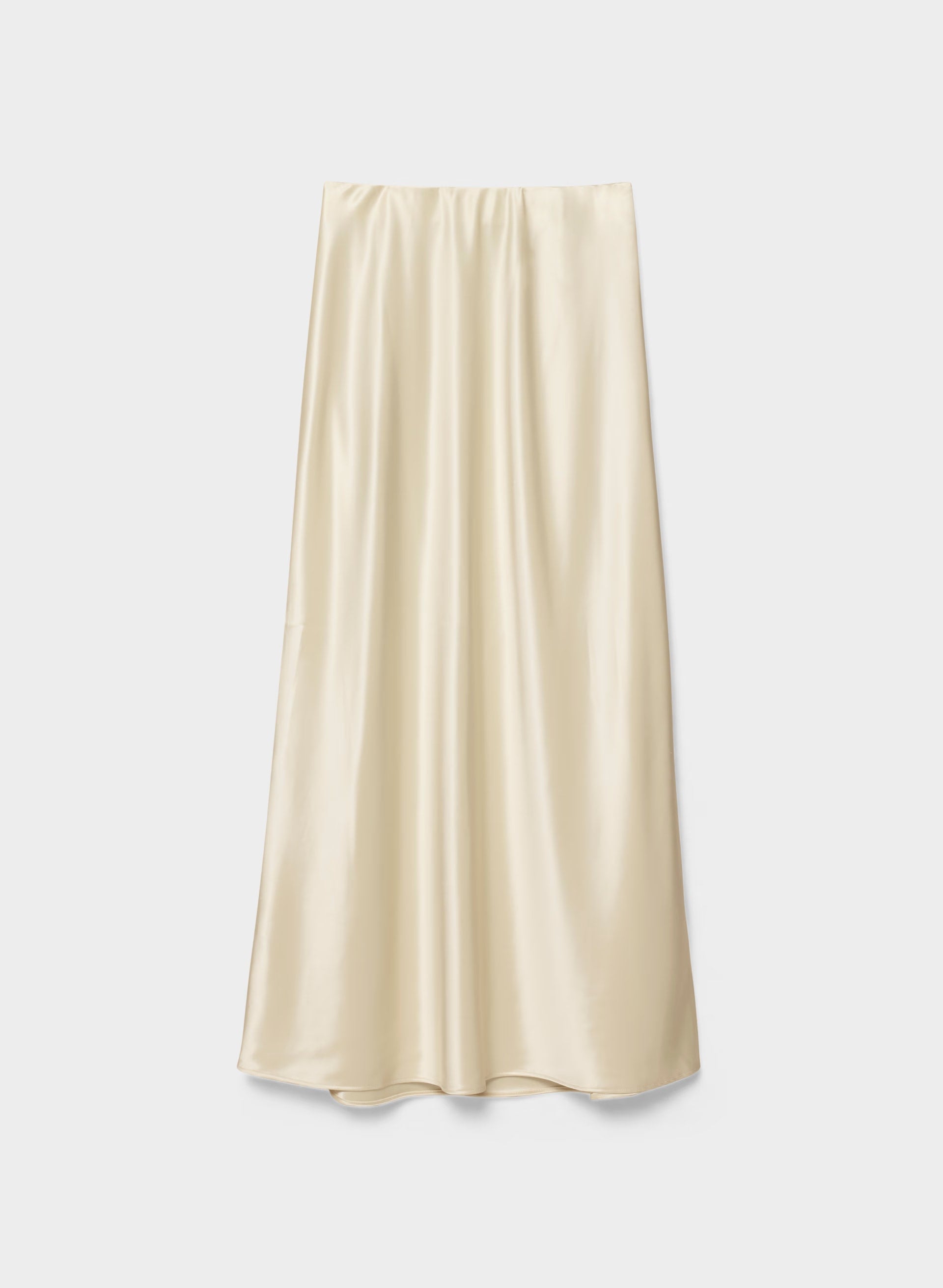 Capture Satin Skirt - SEASIDE CREAM