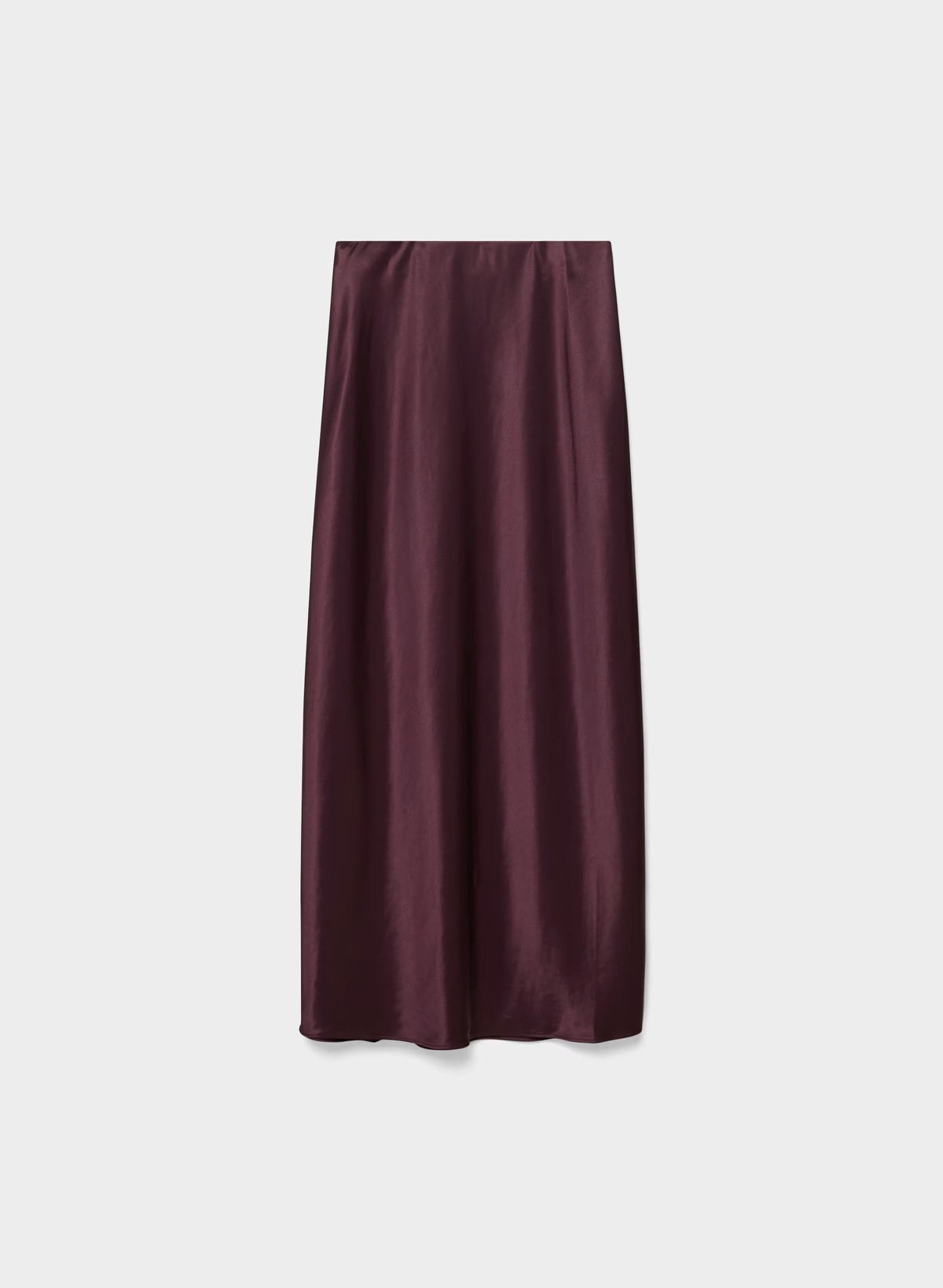 Capture Satin Skirt - GALA PLUM