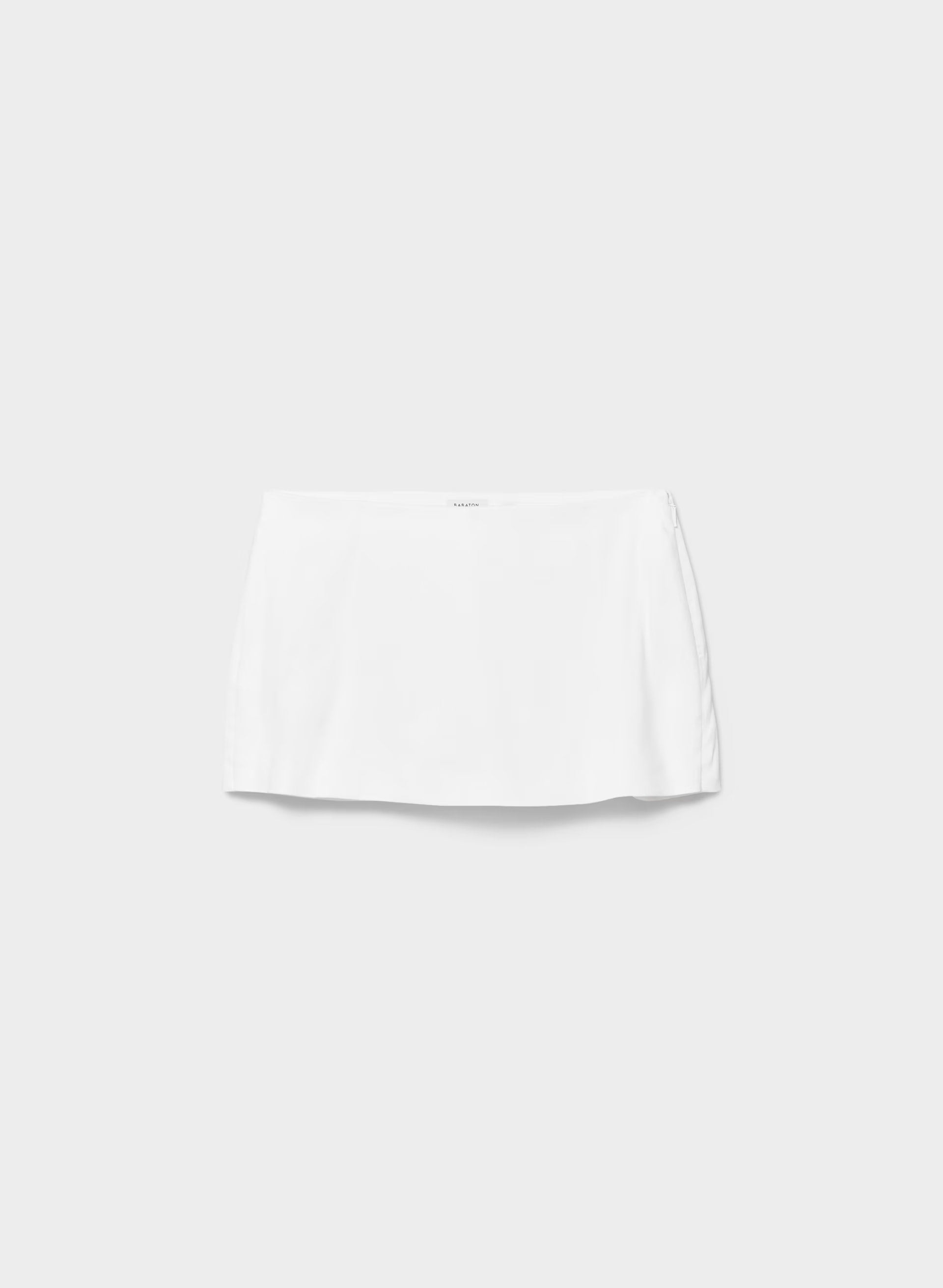 Jewel Linen Skort - WHITE