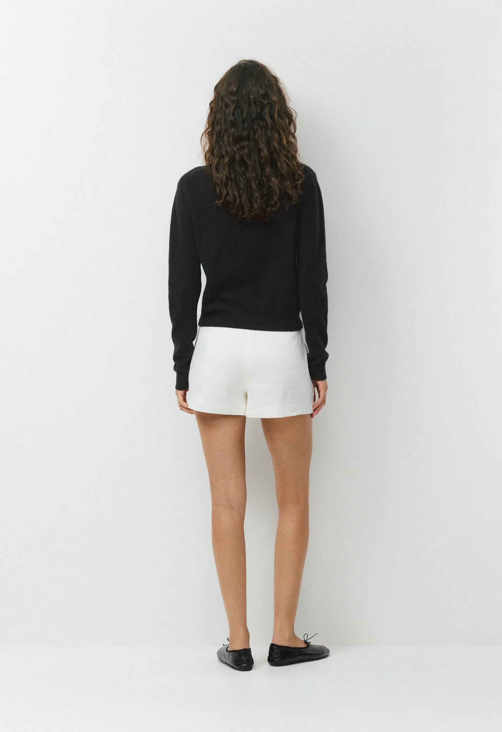 Jewel Linen Skort - WHITE