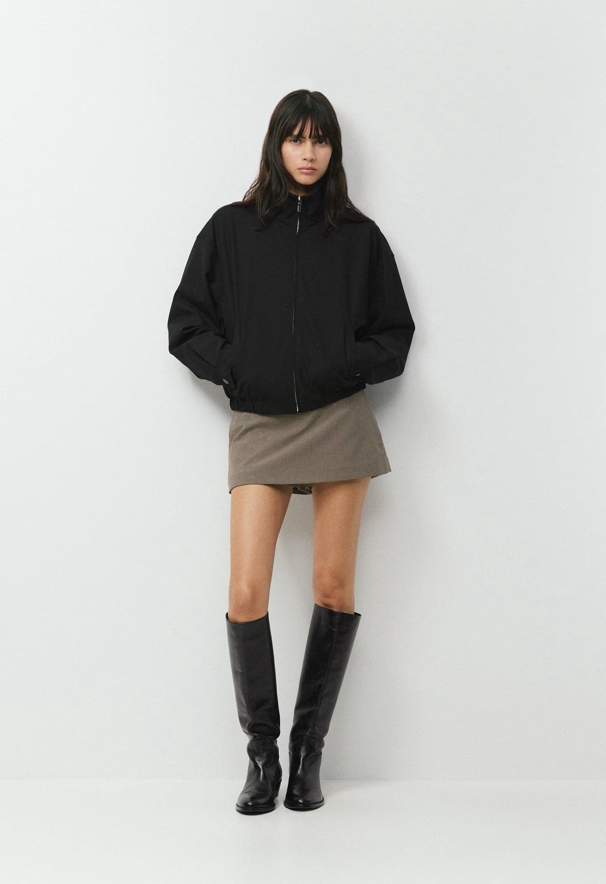 Jewel Skort - NOMAD TAUPE / BLACK