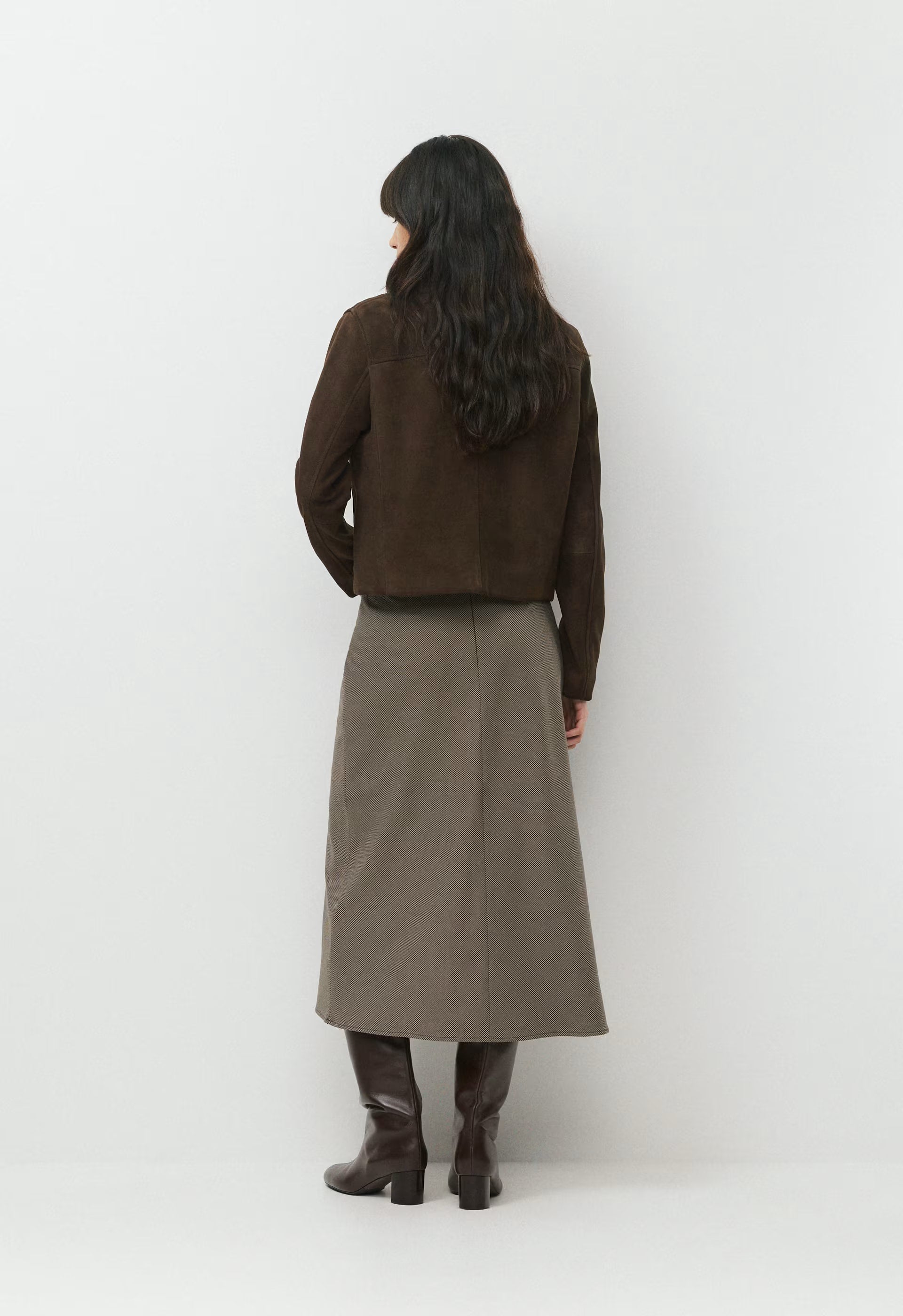 Devotion Skirt - NOMAD TAUPE / BLACK