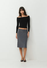 Smooth Matter™ Getaway Skirt - VINTAGE NAVY/ BLACK