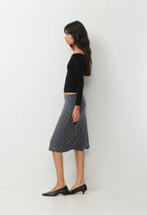 Smooth Matter™ Getaway Skirt - VINTAGE NAVY/ BLACK