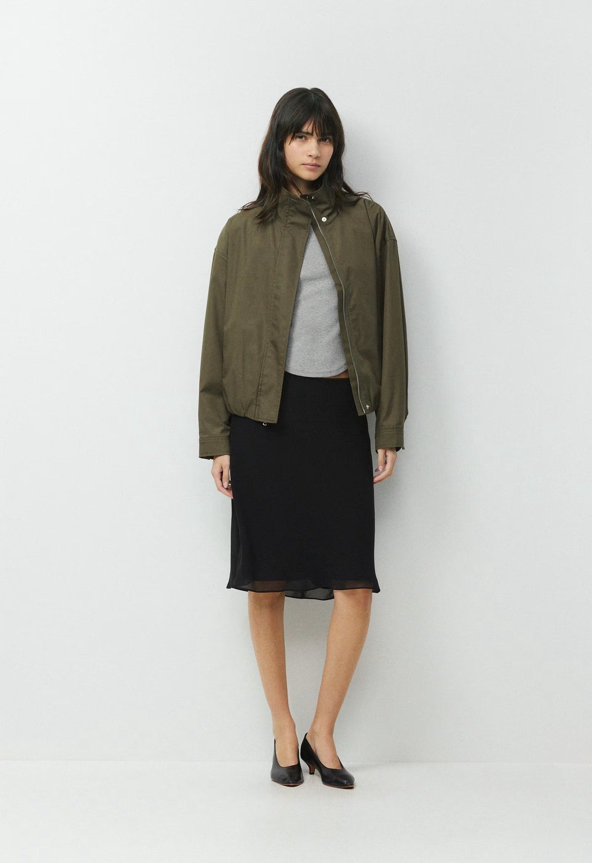 Apothecary Silk Skirt - BLACK