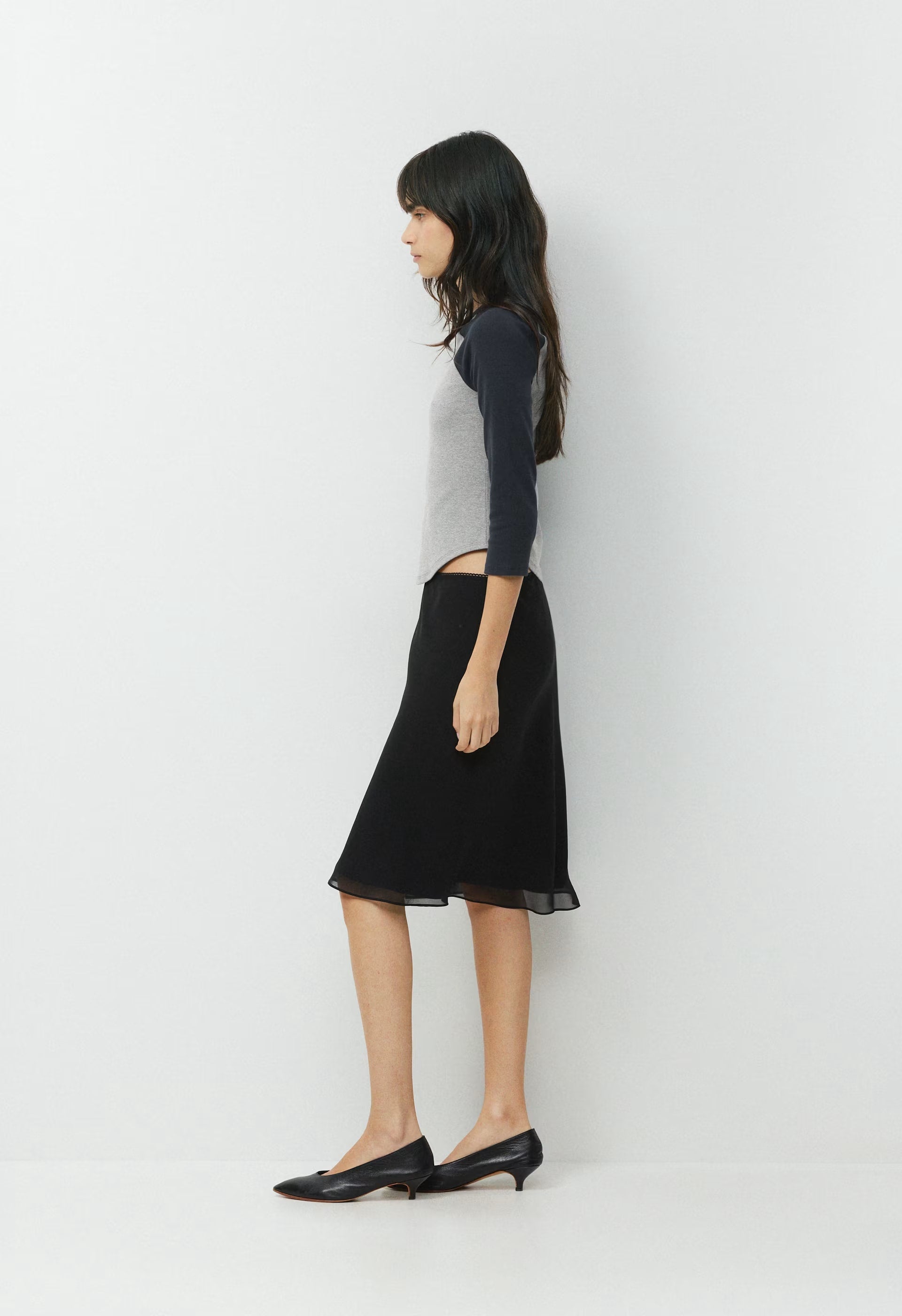 Apothecary Silk Skirt - BLACK