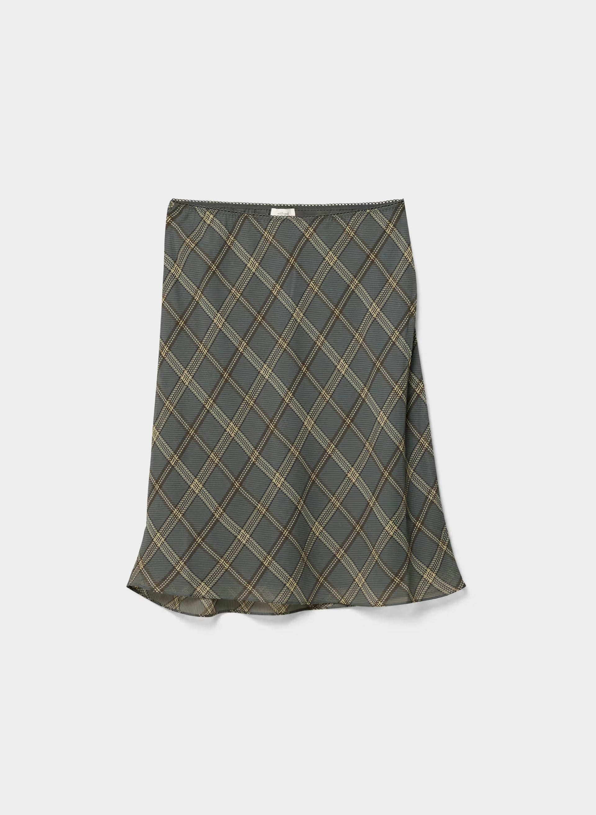 Apothecary Silk Skirt - DK GREY/ SSIDE CREAM