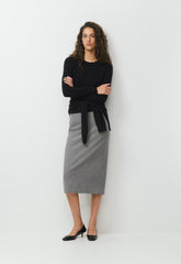Clocktower Skirt - GREY/BLACK