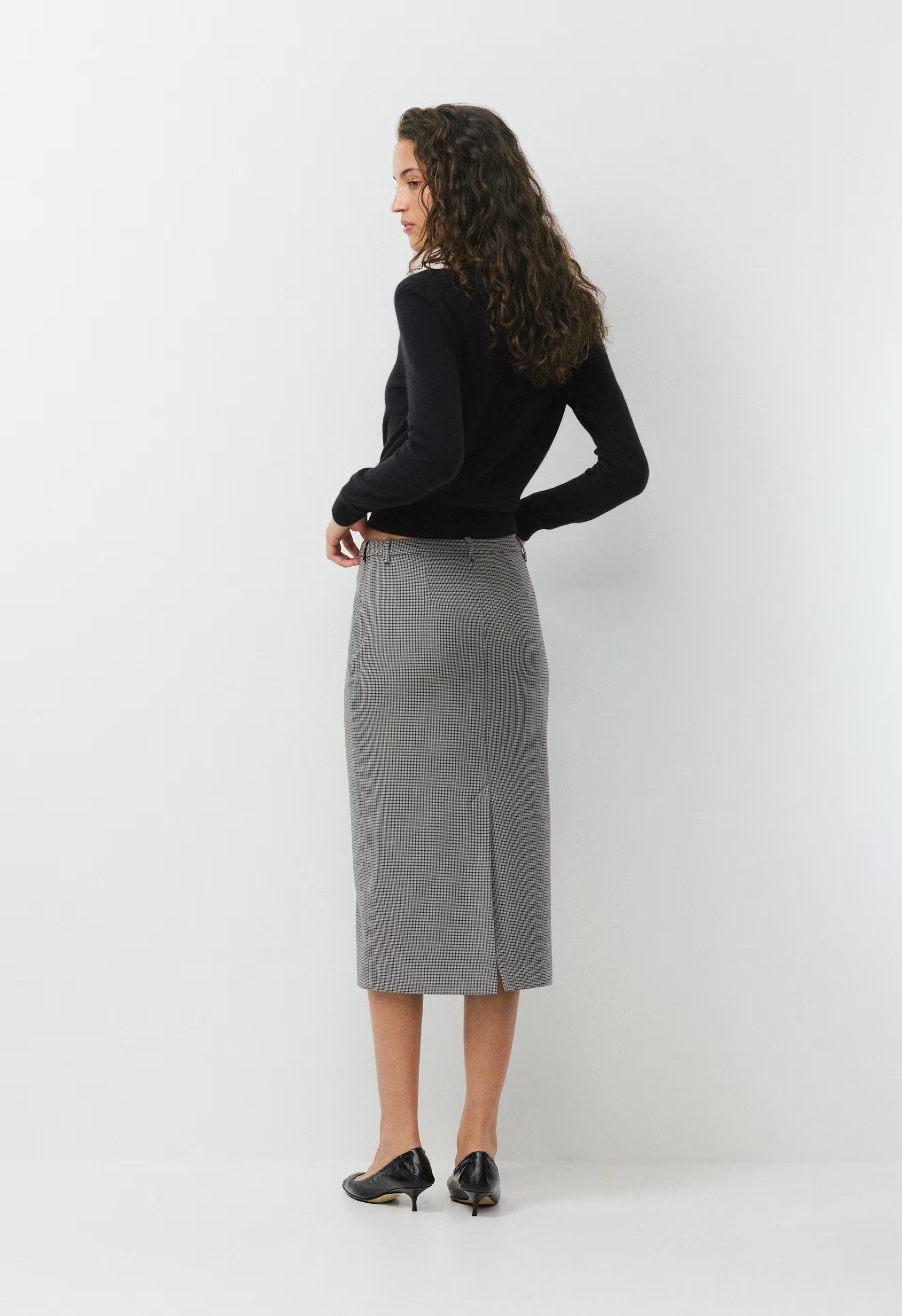 Clocktower Skirt - GREY/BLACK