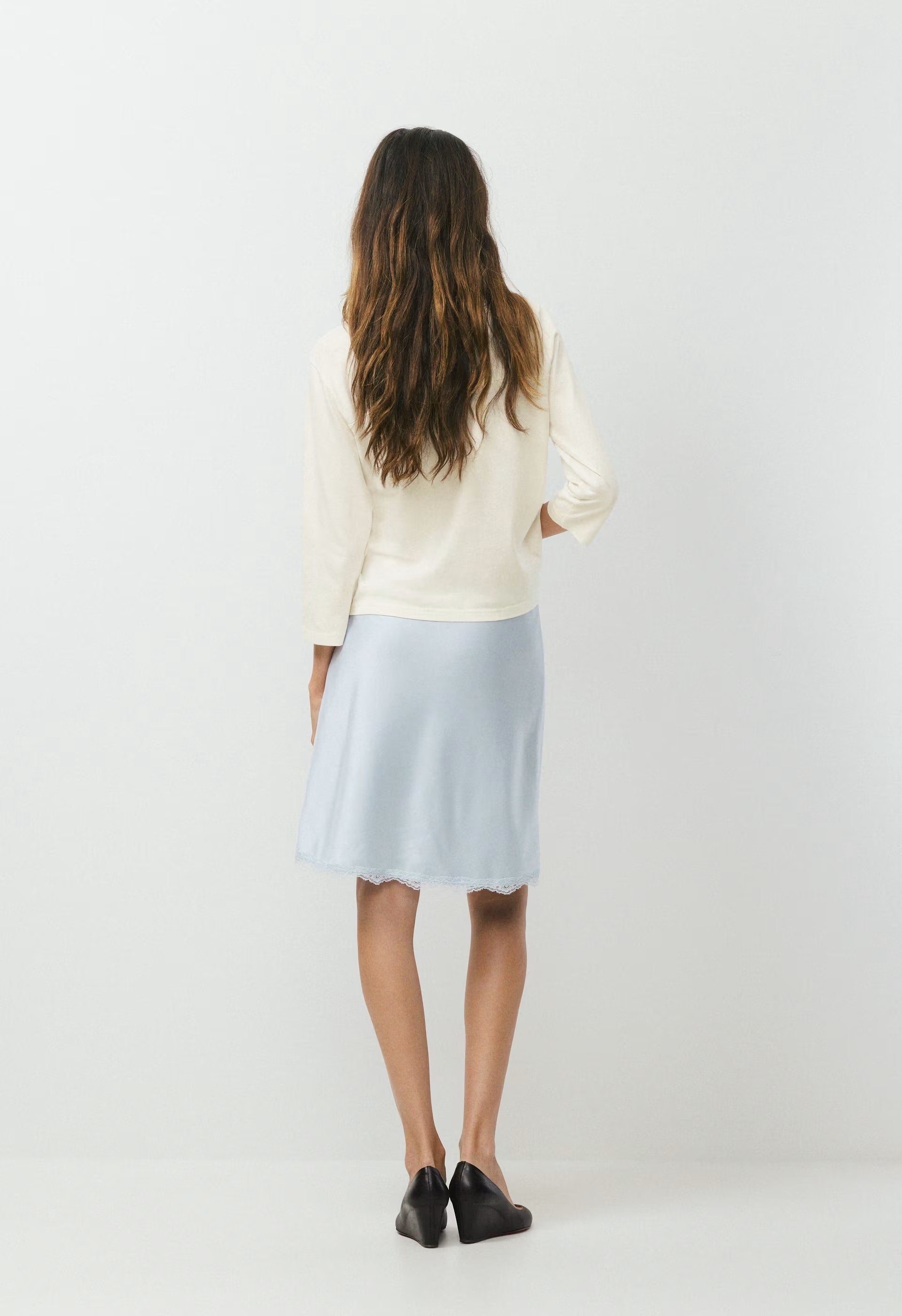 Felicity Satin Skirt - PLEIN AIR