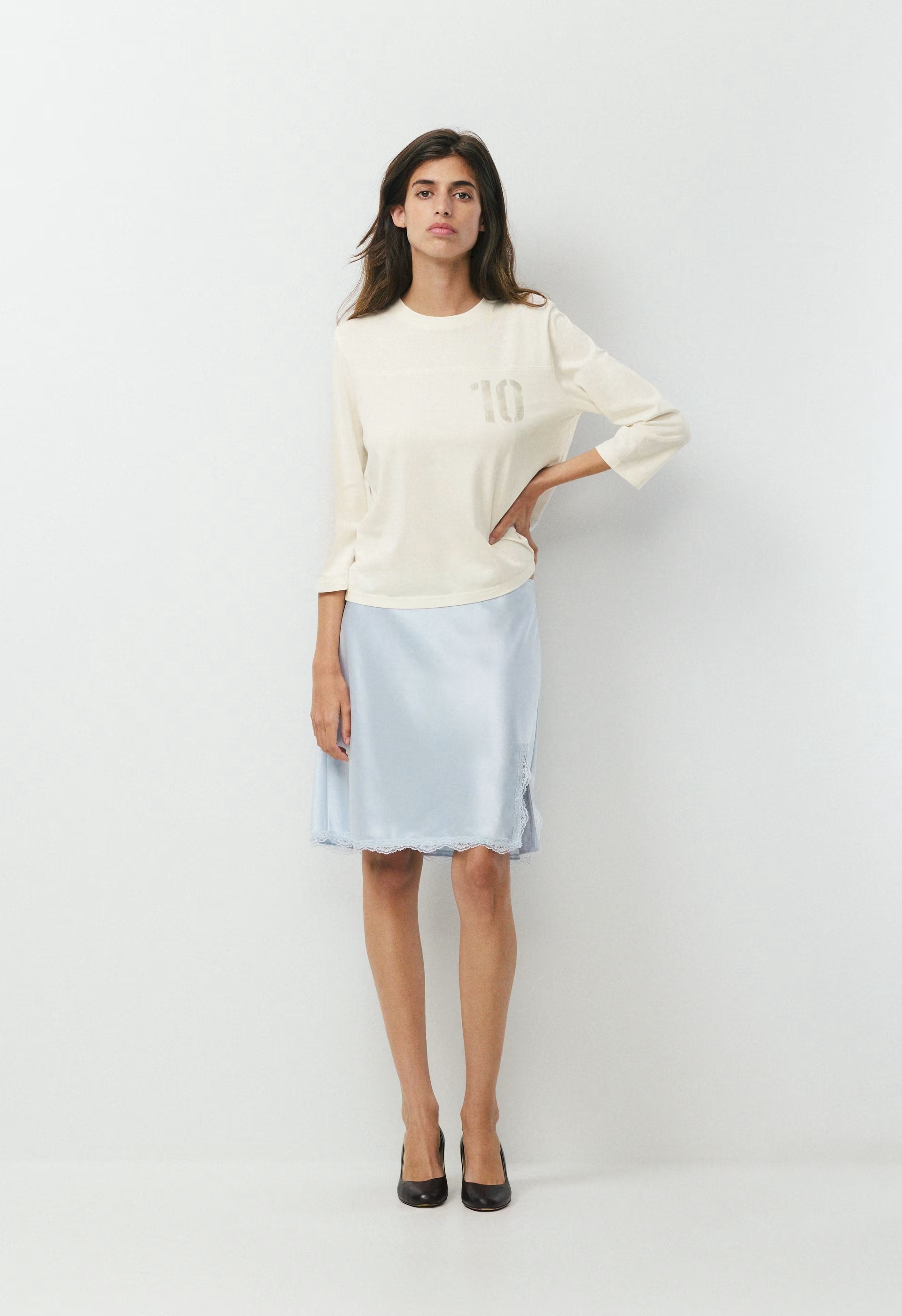 Felicity Satin Skirt - PLEIN AIR