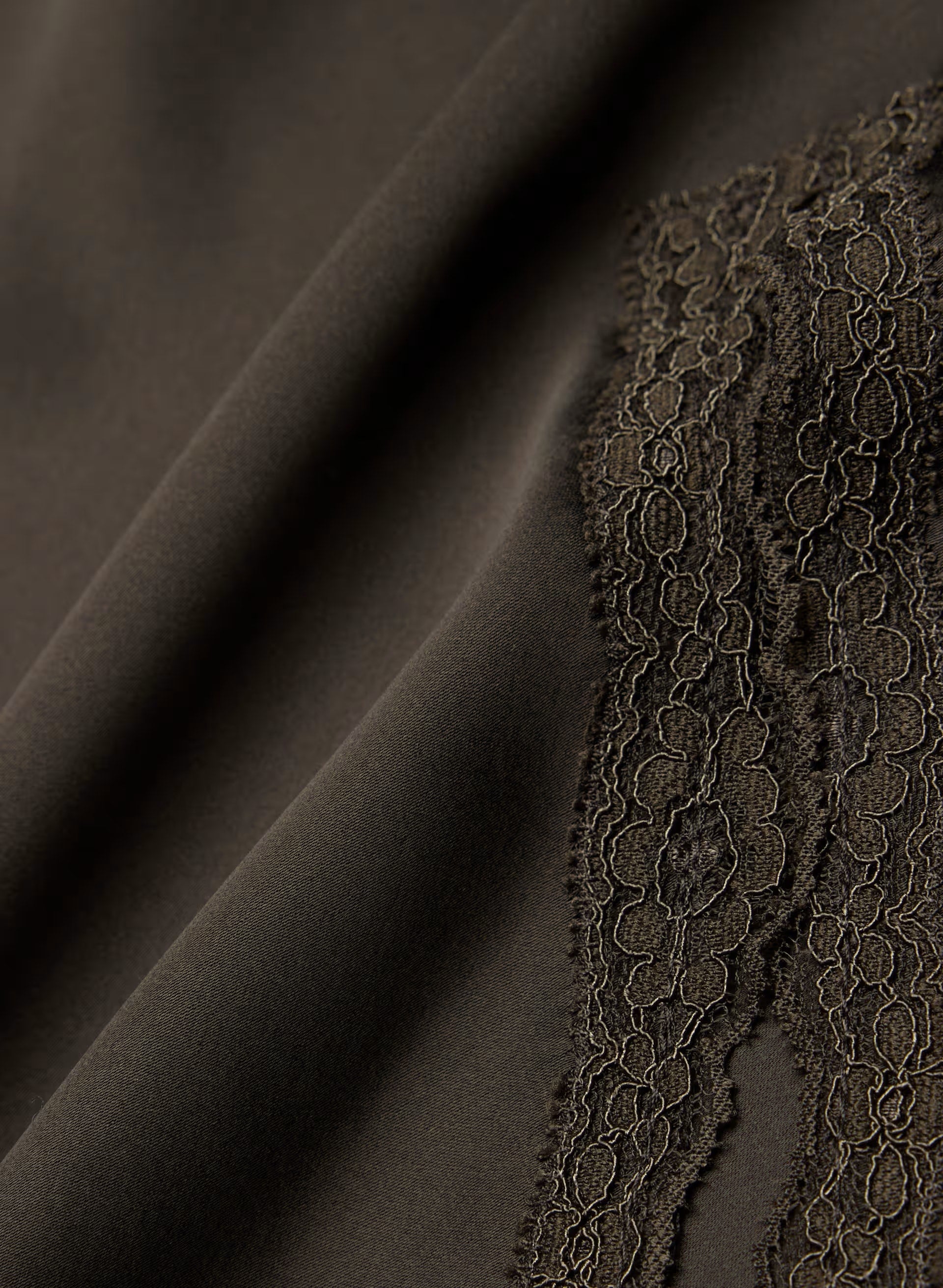 Felicity Satin Skirt - CACAO NIB BROWN
