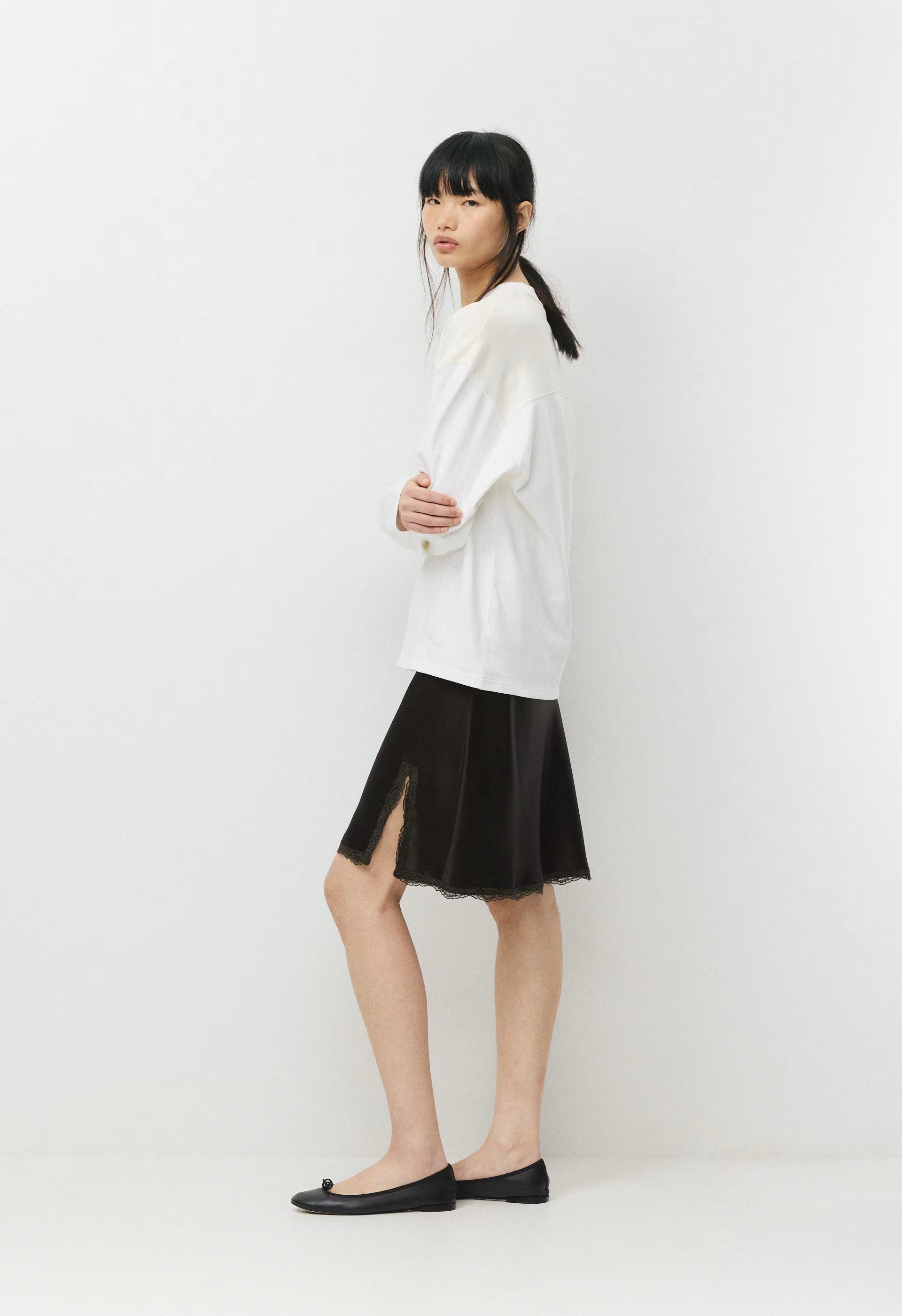 Felicity Satin Skirt - CACAO NIB BROWN