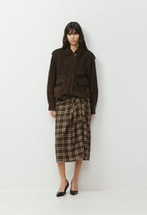 Embark Skirt - CACAO NIB BRWN/MRCN BG