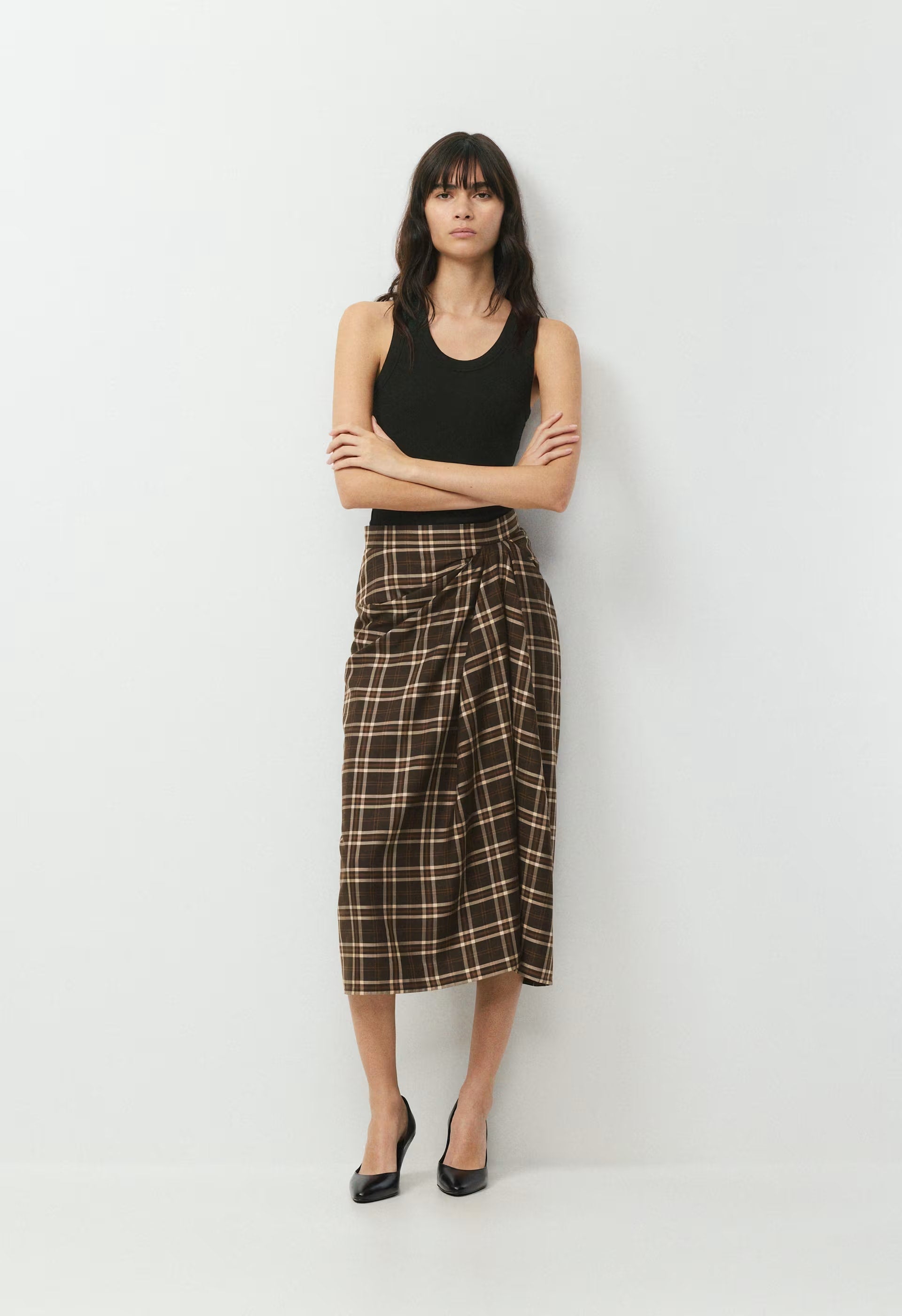 Embark Skirt - CACAO NIB BRWN/MRCN BG